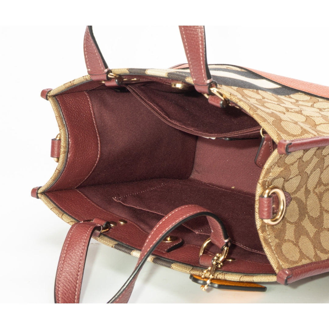 Coach Dempsey Carryall Bag In Signature Jacquard