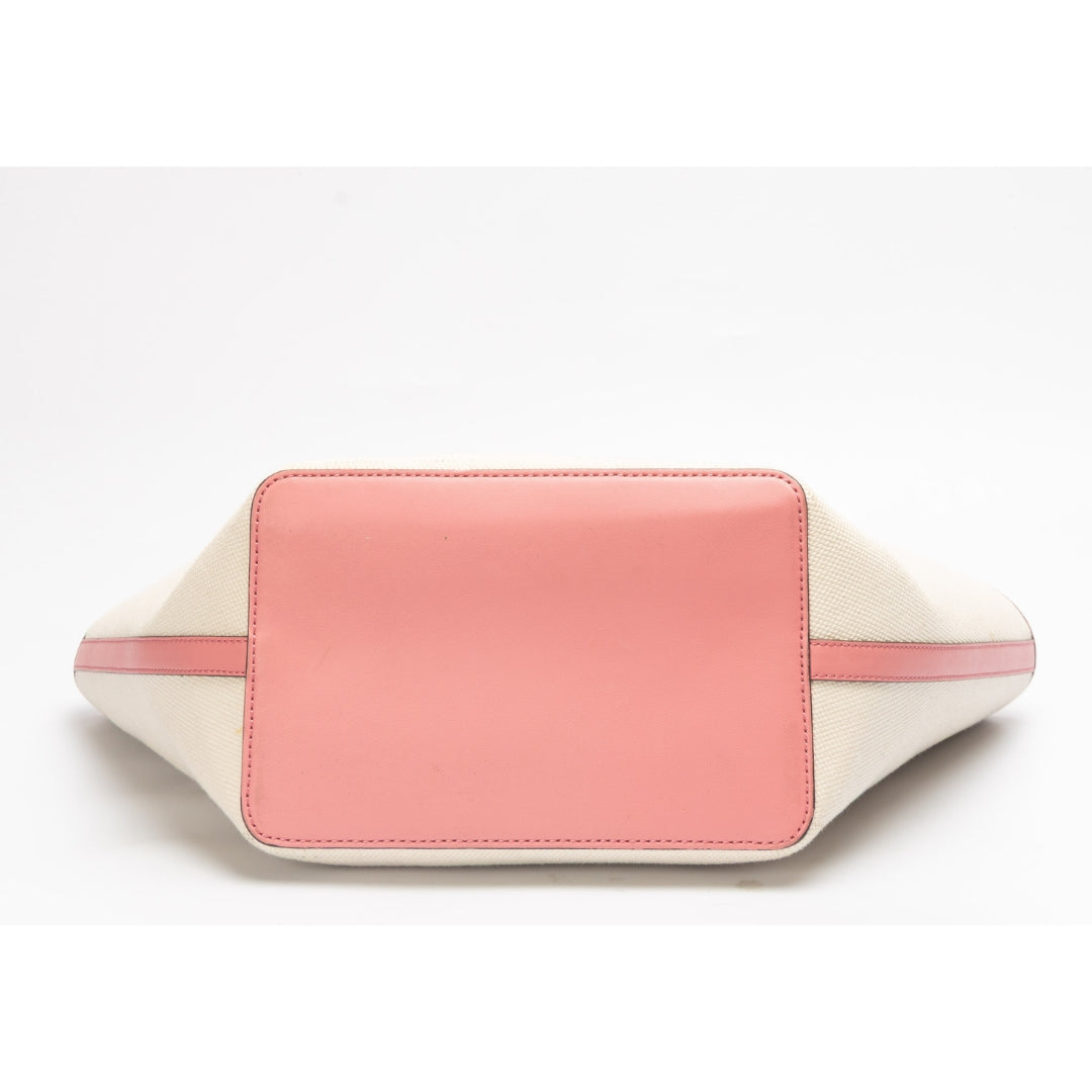 Michael Kors Kimber White/Pink Tote