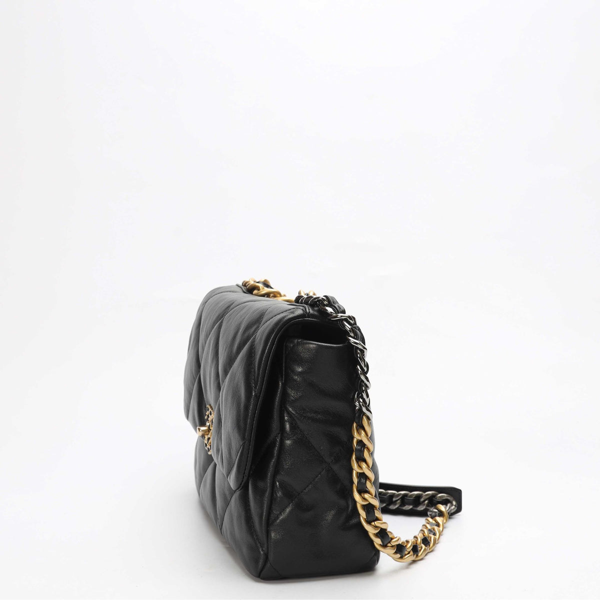 Chanel Lambskin Quilted Flap Black