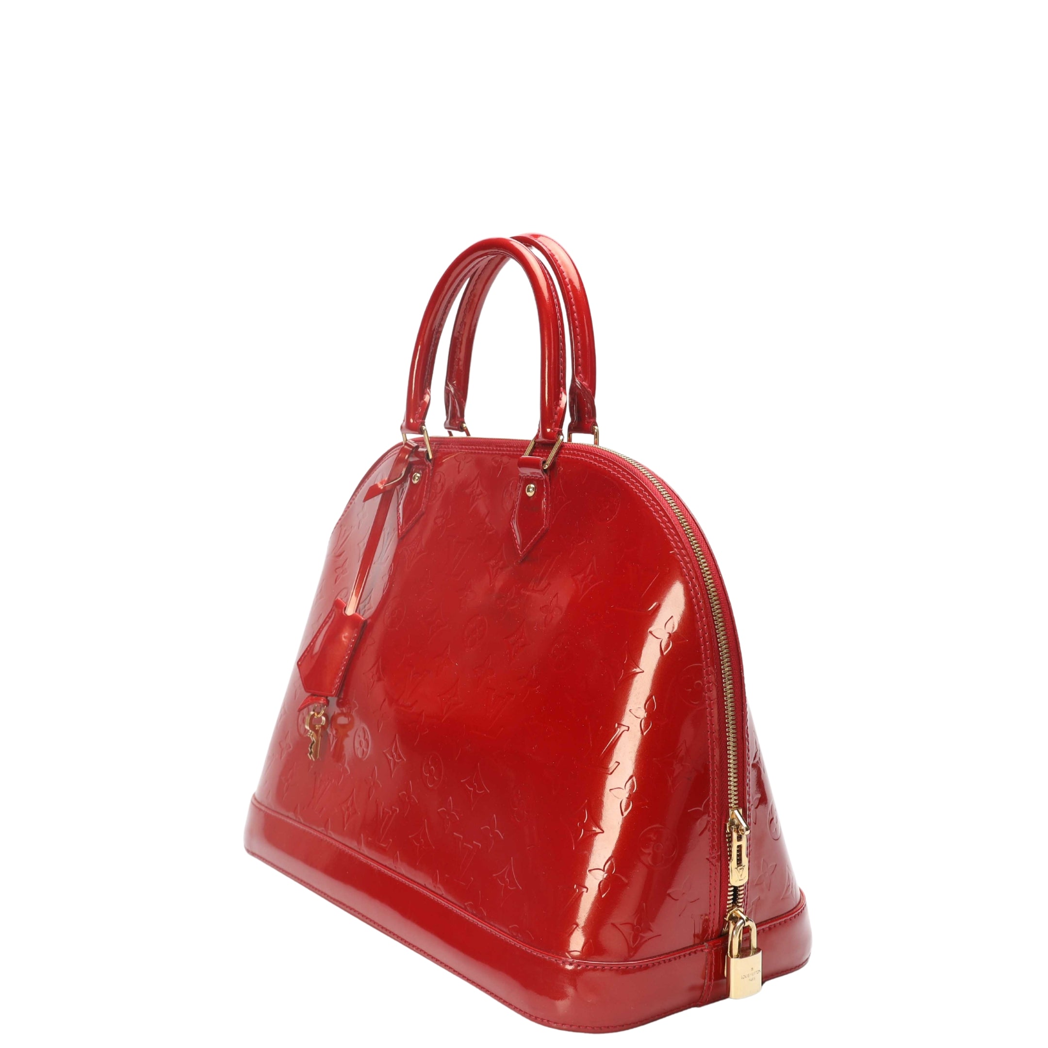 Louis Vuitton Monogram Vernis Alma Satchel