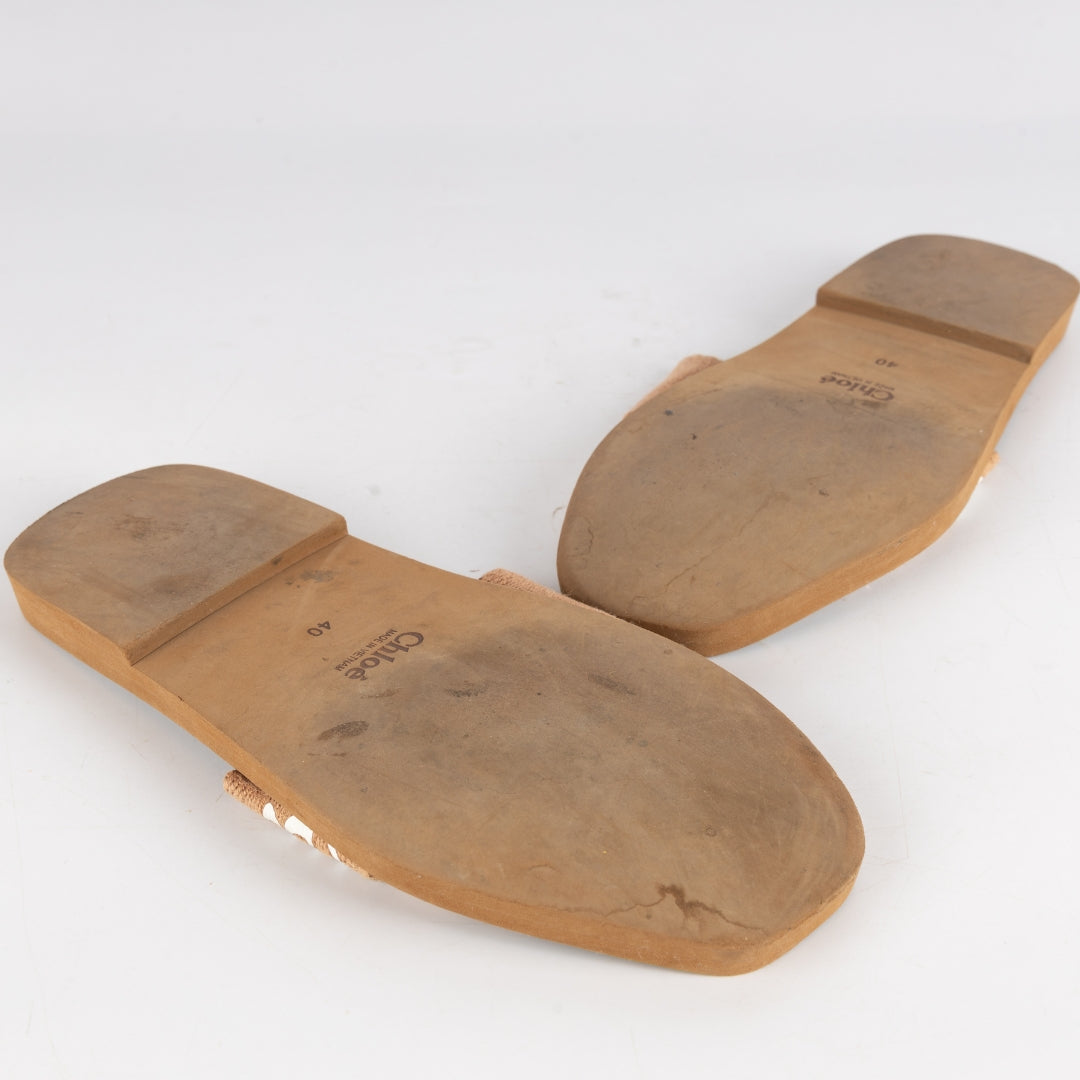 Chloe Woody Mule Sandals