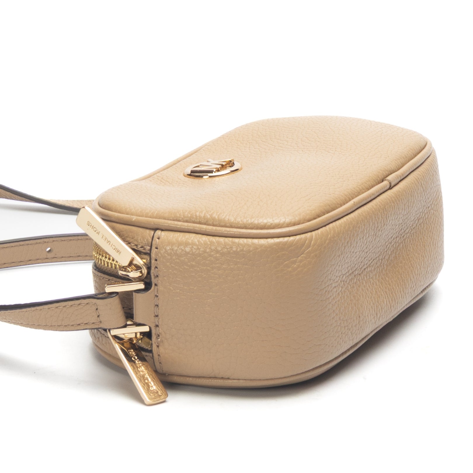 Michael Kors Fulton Pebled Beige Crossbody Bag