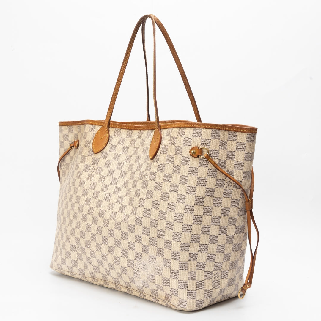 Louis Vuitton Damier Azur Canvas Neverfull GM Bag