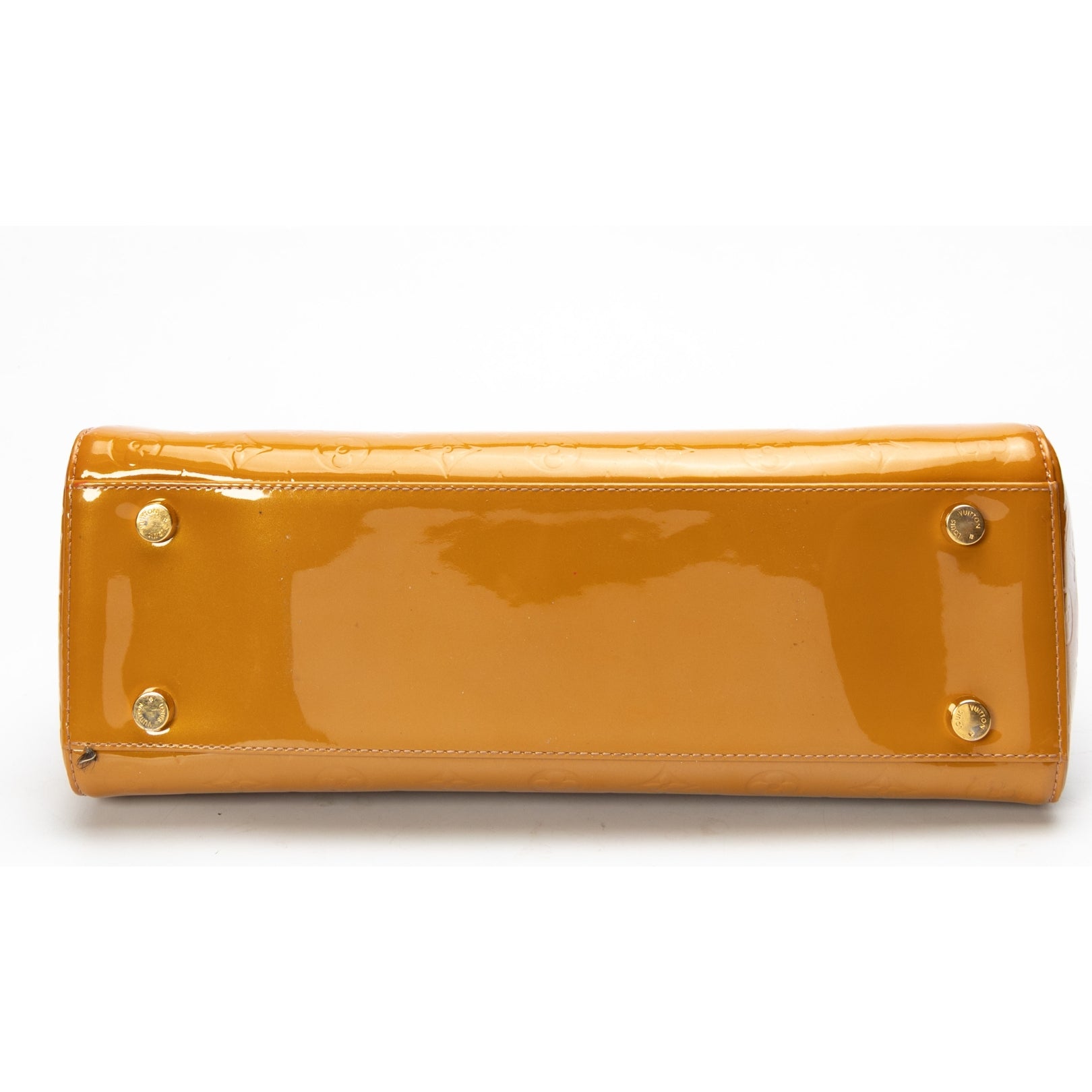Louis Vuitton Yellow Monogram Vernis Brea GM Bag