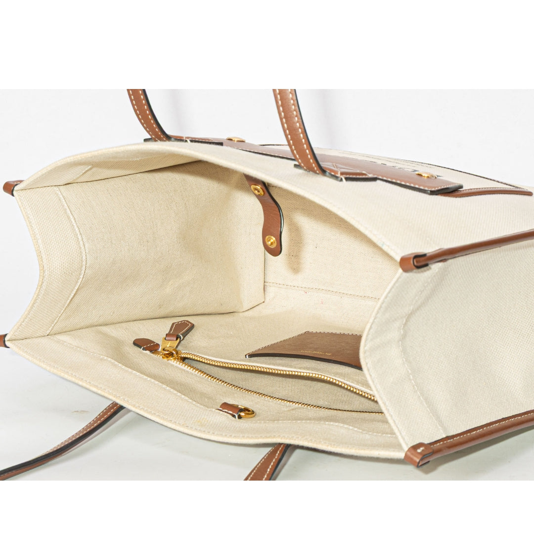 Burberry Cream Freya Tote