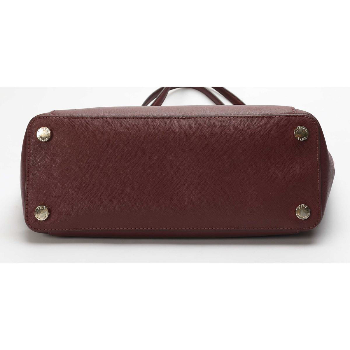 Michael Kors Burgundy Top-Zip Tote