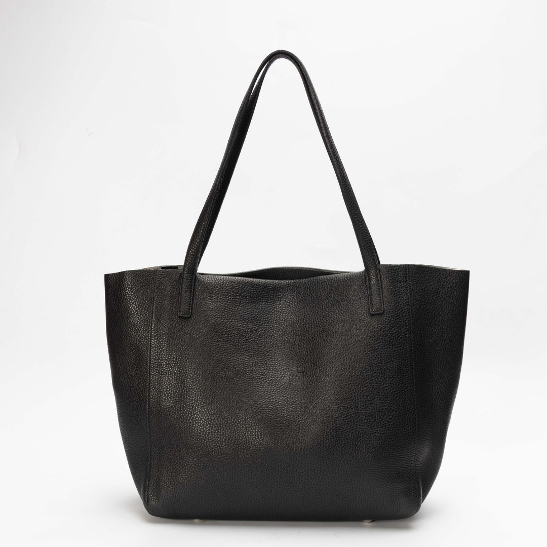 Salvatore Ferragamo Black Mimi Tote