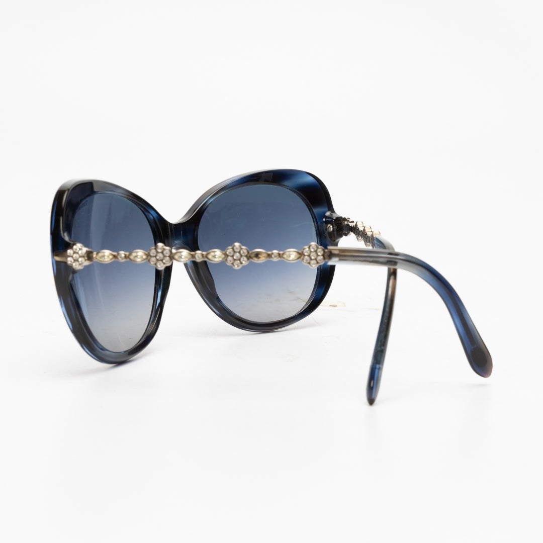 Tiffany & Co. Gradient Crystal Cat Eye Sunglasses