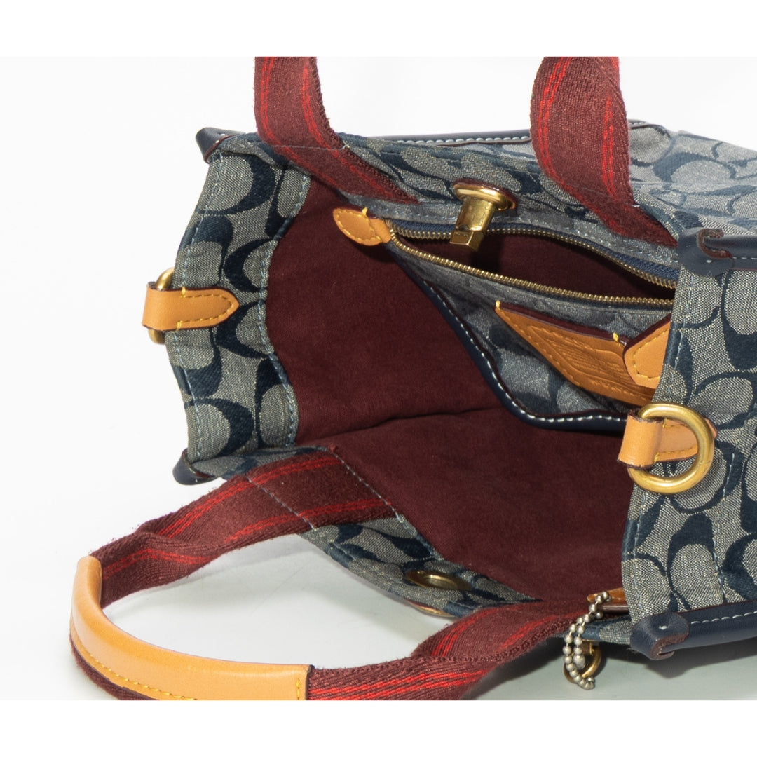Coach Signature Chambray Convetible Tote