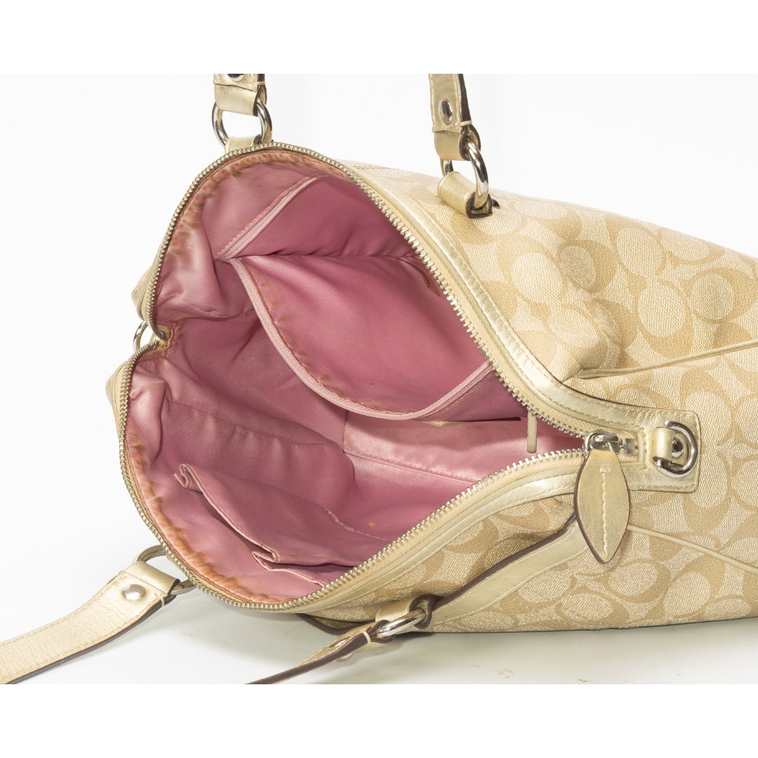 Coach Penelope Signature Boston Bag