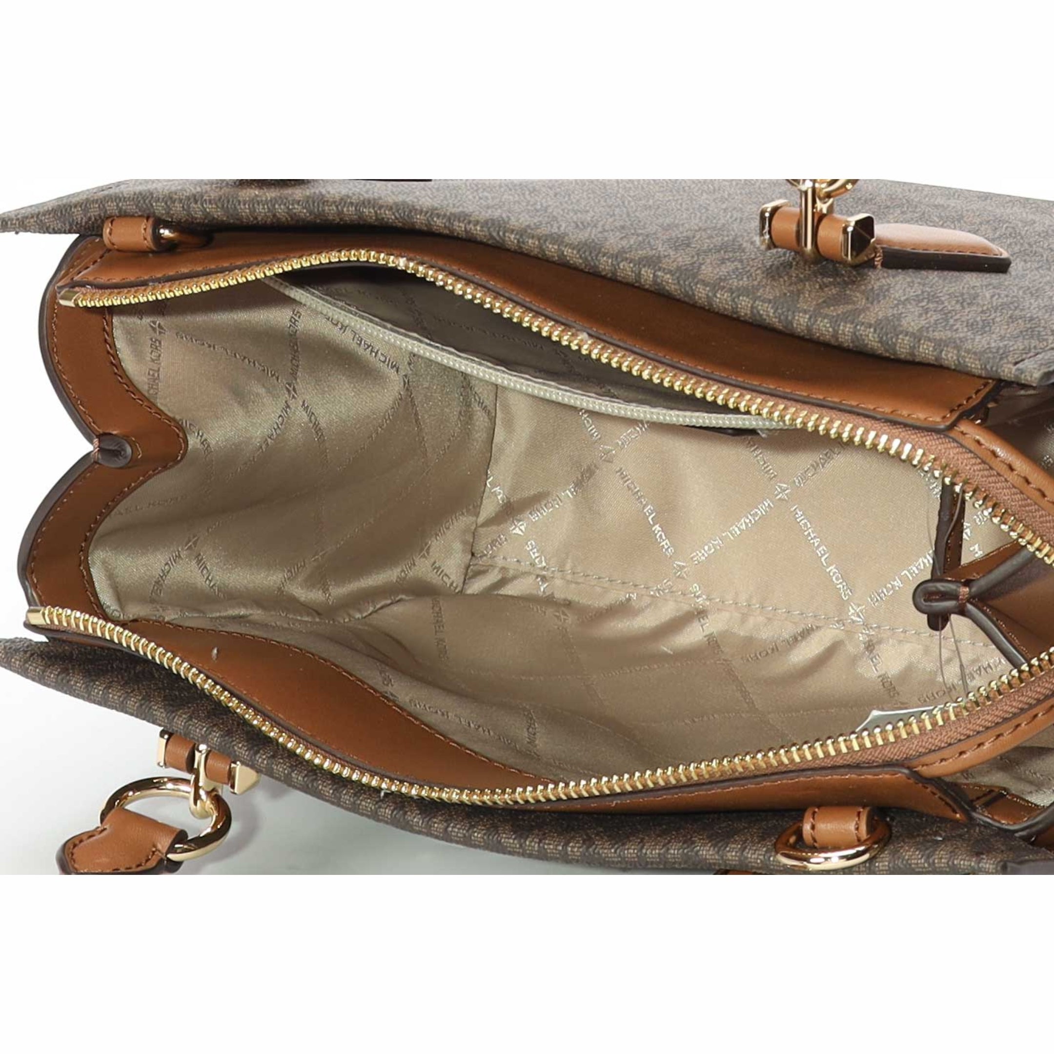 Michael Kors Marilyn Medium Signature Logo Convertible Satchel