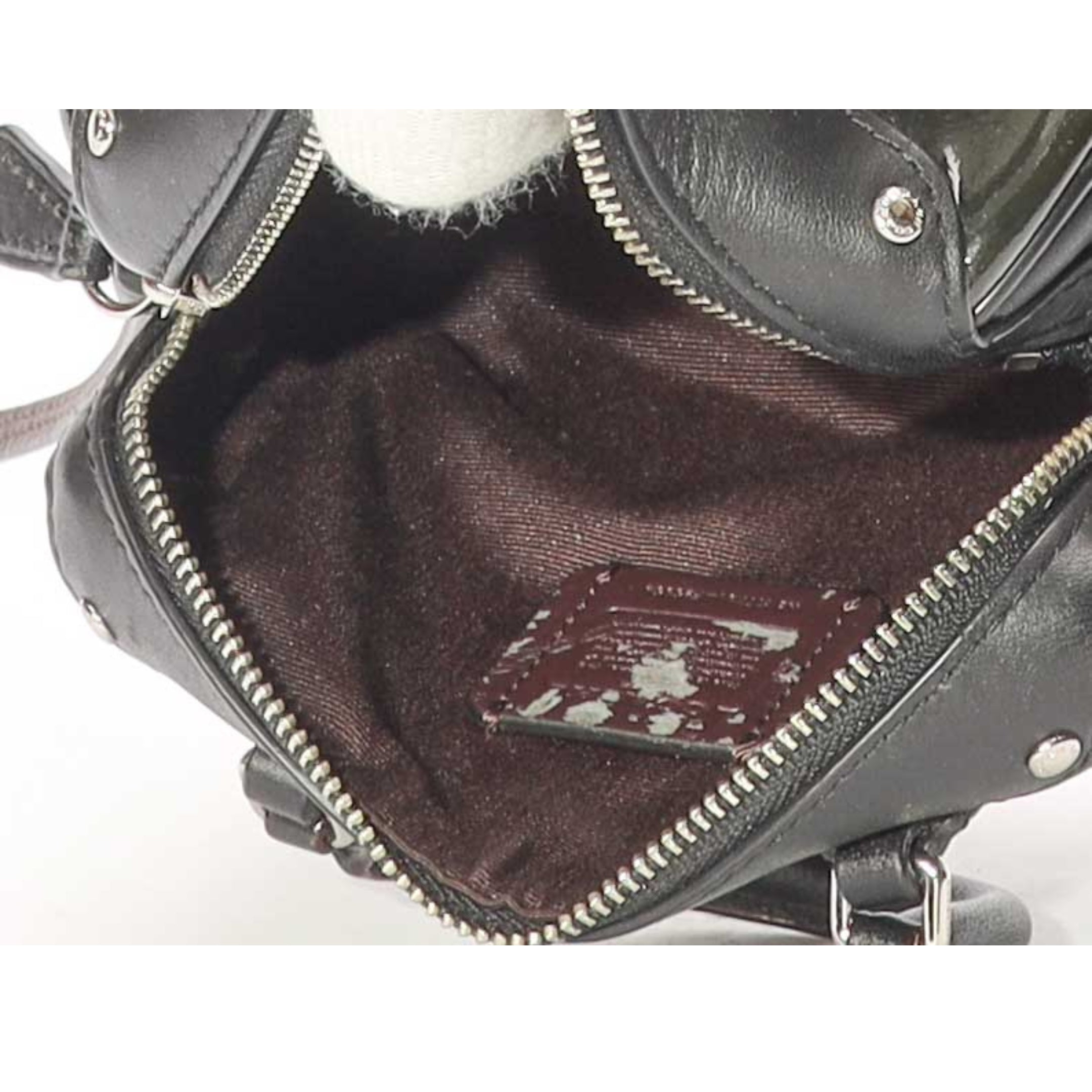 Coach Black Rose Print Rowan Satchel Crossbody Bag