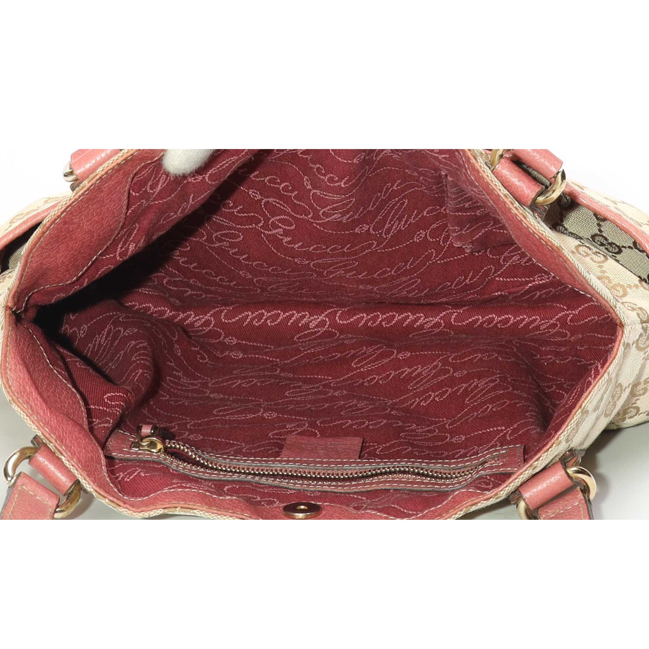 Gucci GG Jacquard Canvas Shoulder Tote