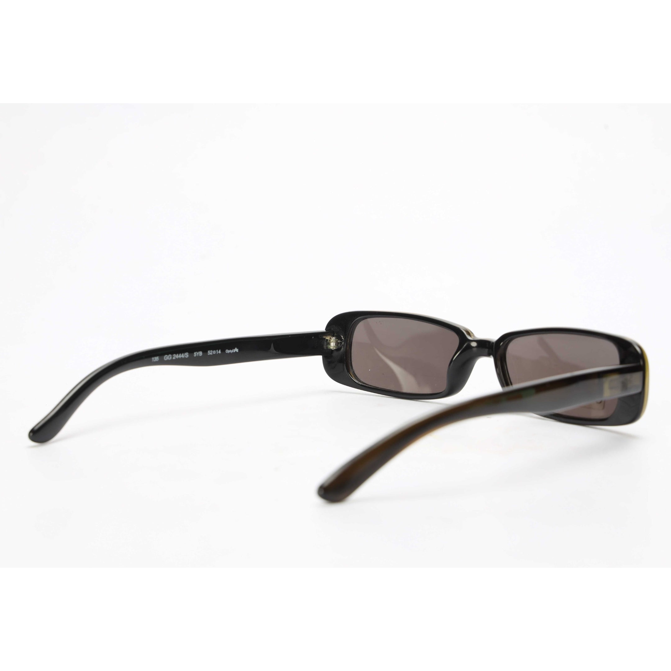 Gucci Retro Rectangle Chrome Sunglasses