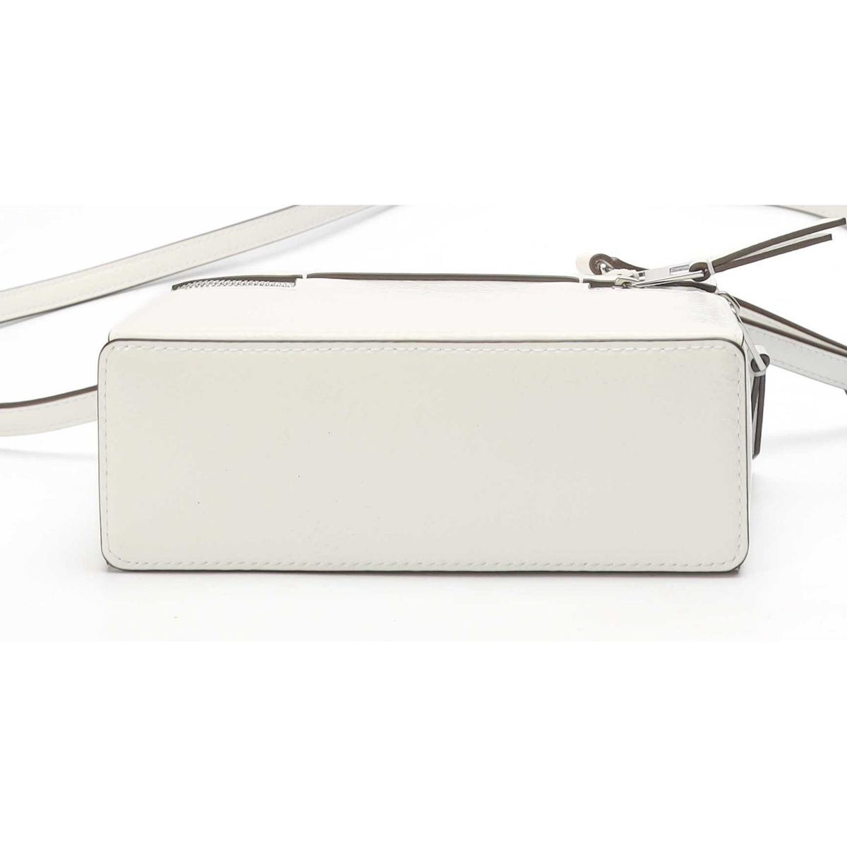 Tory Burch White Slim Romy Crossbody Bag