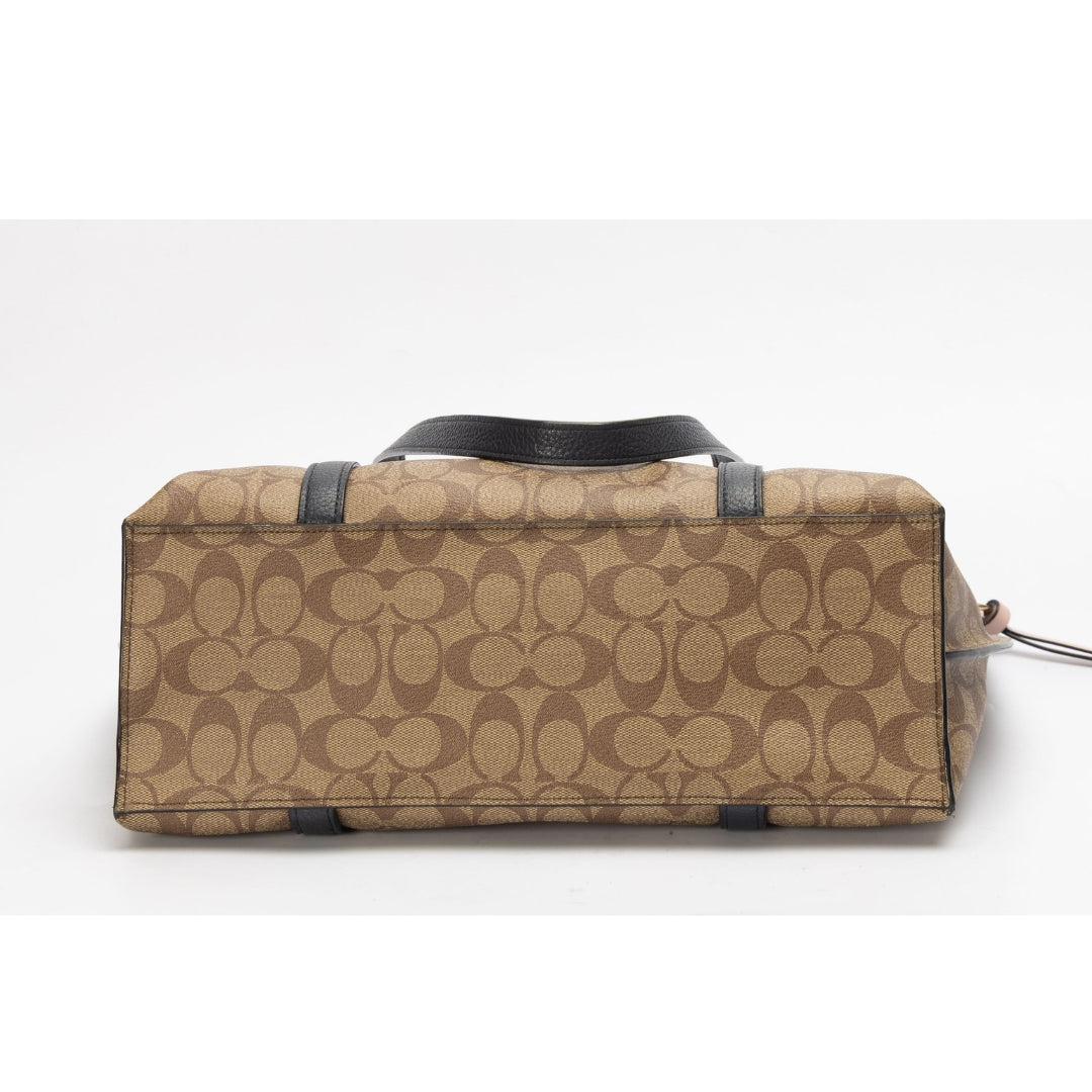 Coach Colorblock Signature Canvas May Tote Bag