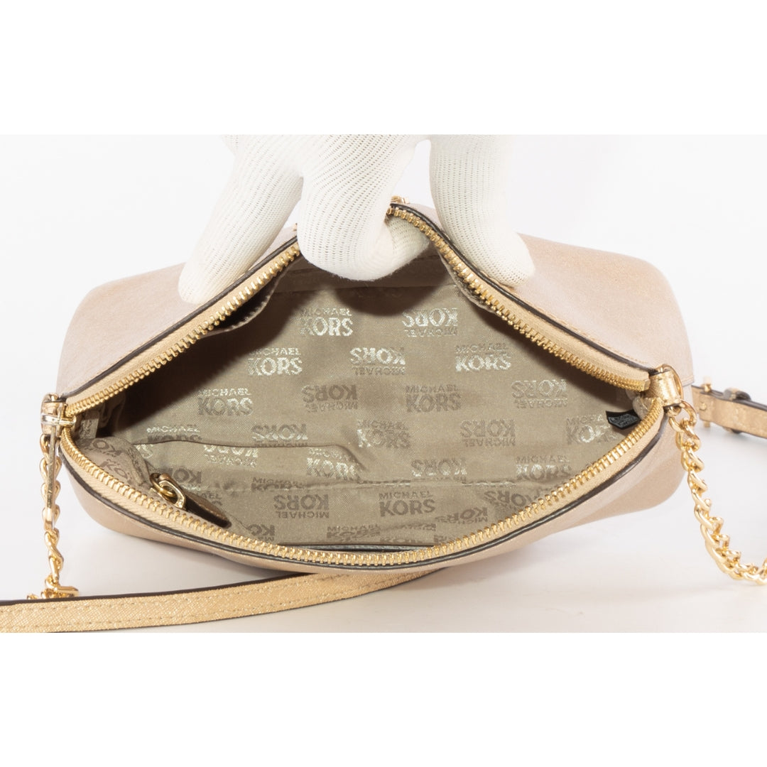 Michael Kors Metallic Bronze Crossbody Bag