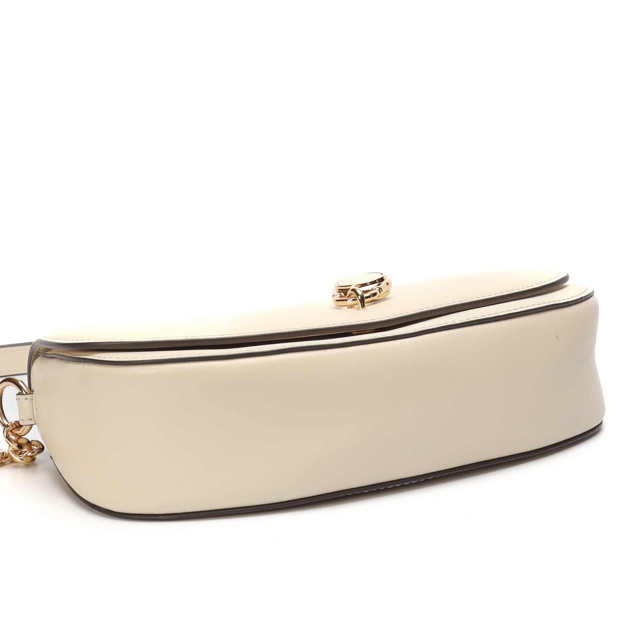 Michael Kors Mila Medium Cream Messenger Bag
