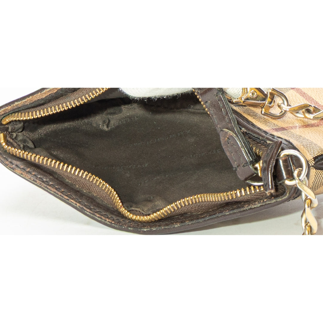 Burberry Haymarket Check Anabel Wristlet
