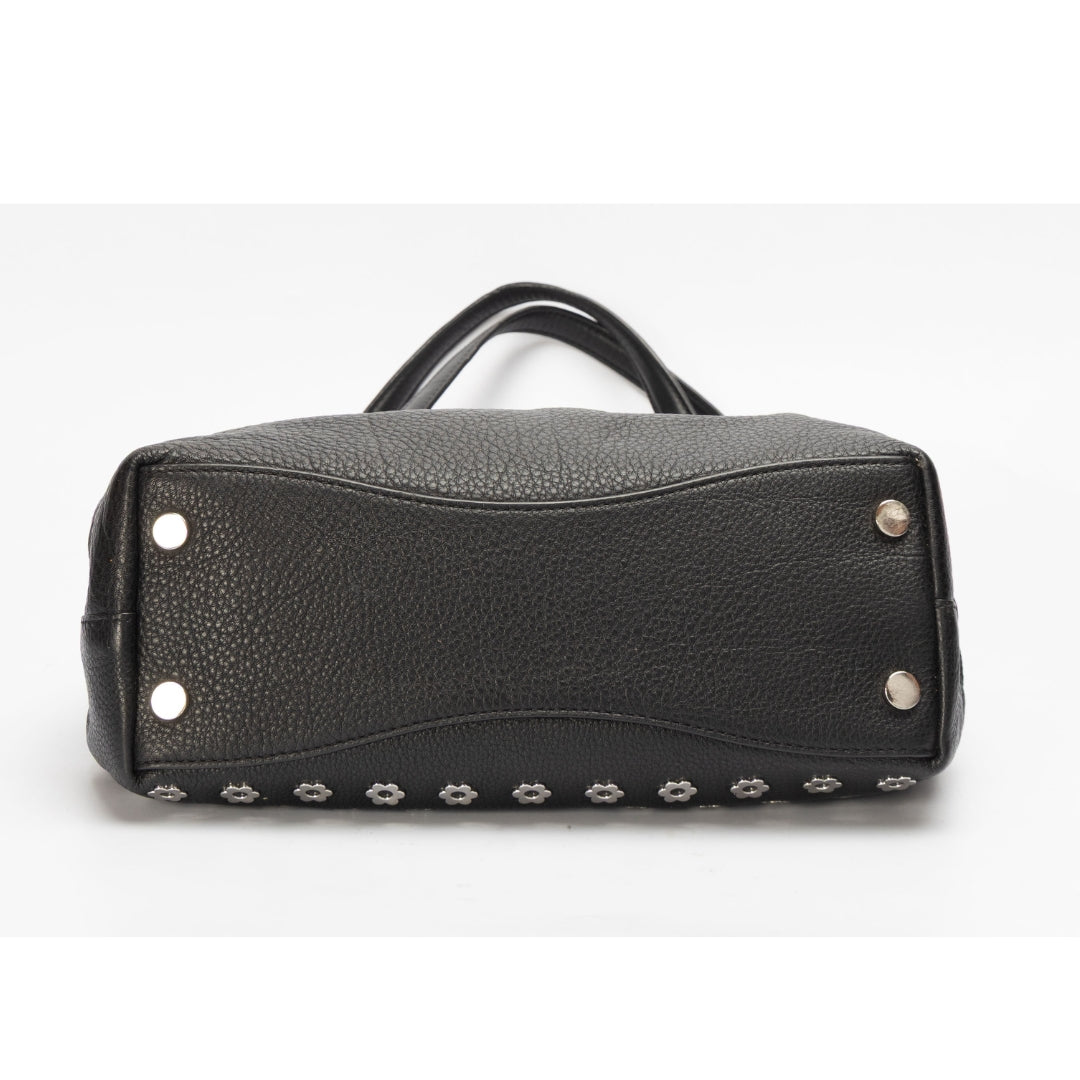 Michael Kors Raven Floral Studded Shoulder Bag