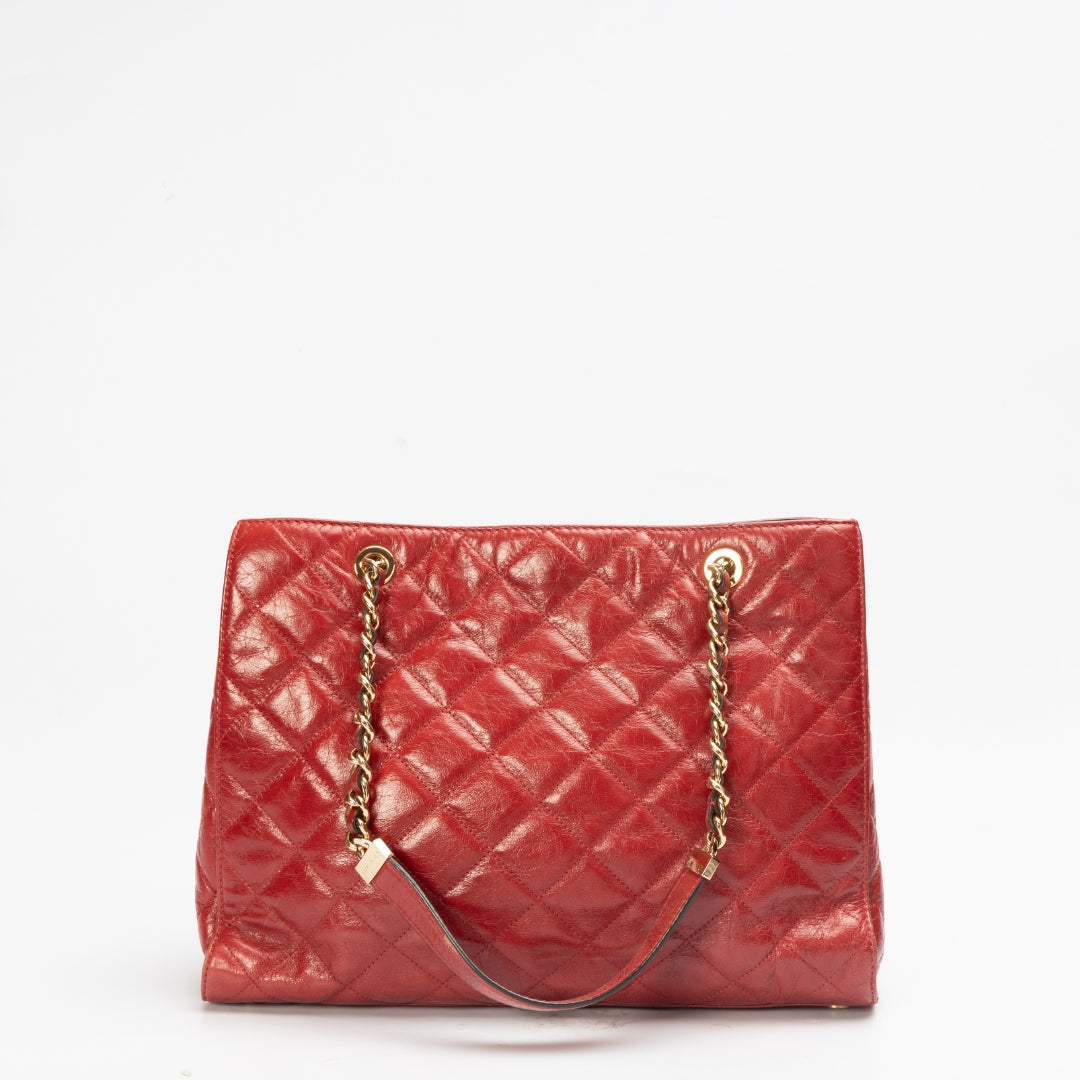 Michael Kors Susan Medium Quilted Leather Tote Bag