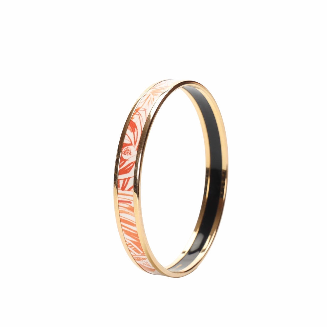 Hermes Leafy Multicolour Bangle