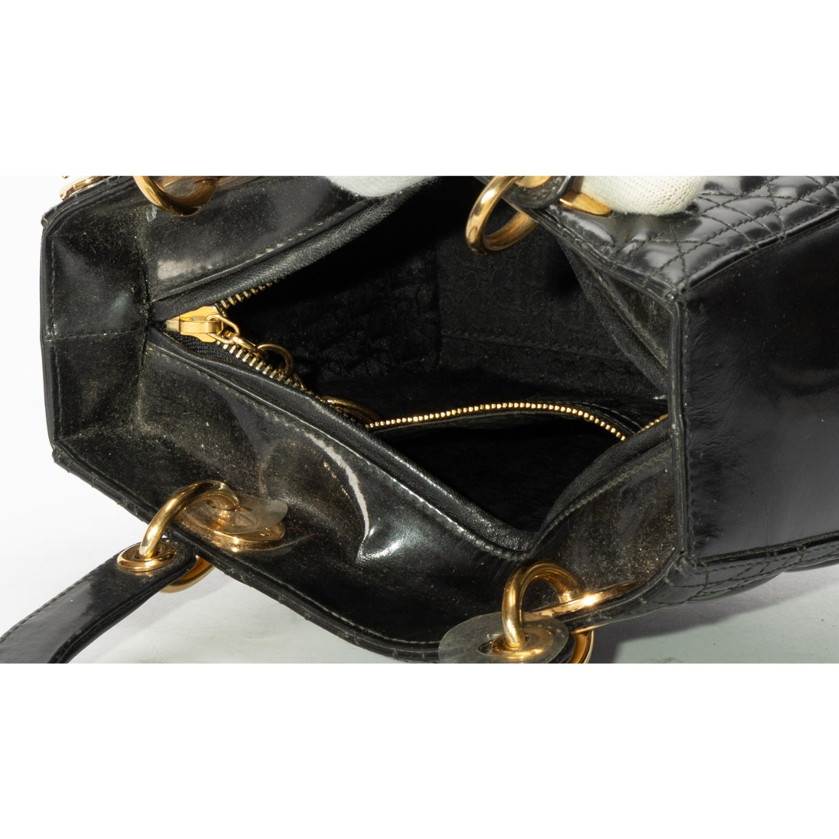 Dior Black Medium Lady Dior Bag