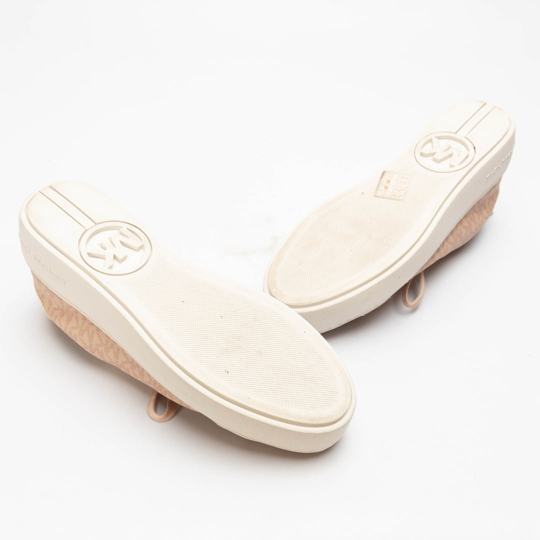 Michael Kors Pink Poppy Block Logo Sneakers