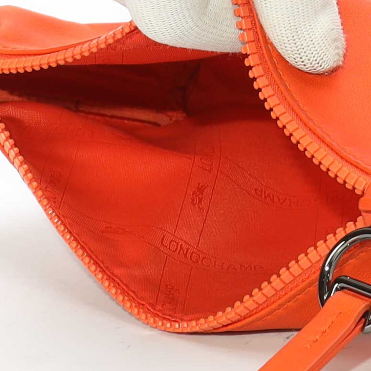 Longchamp Vibrant Orange Pouch