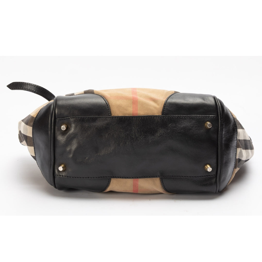 Burberry Beige/Black House Check Canterbury Tote
