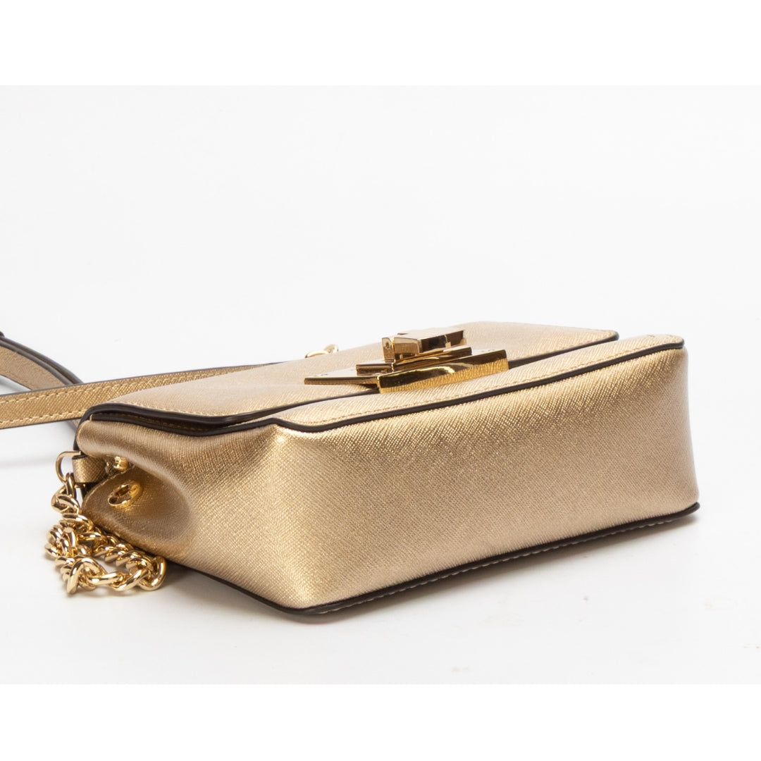 Michael Kors Tina Gold Crossbody Bag