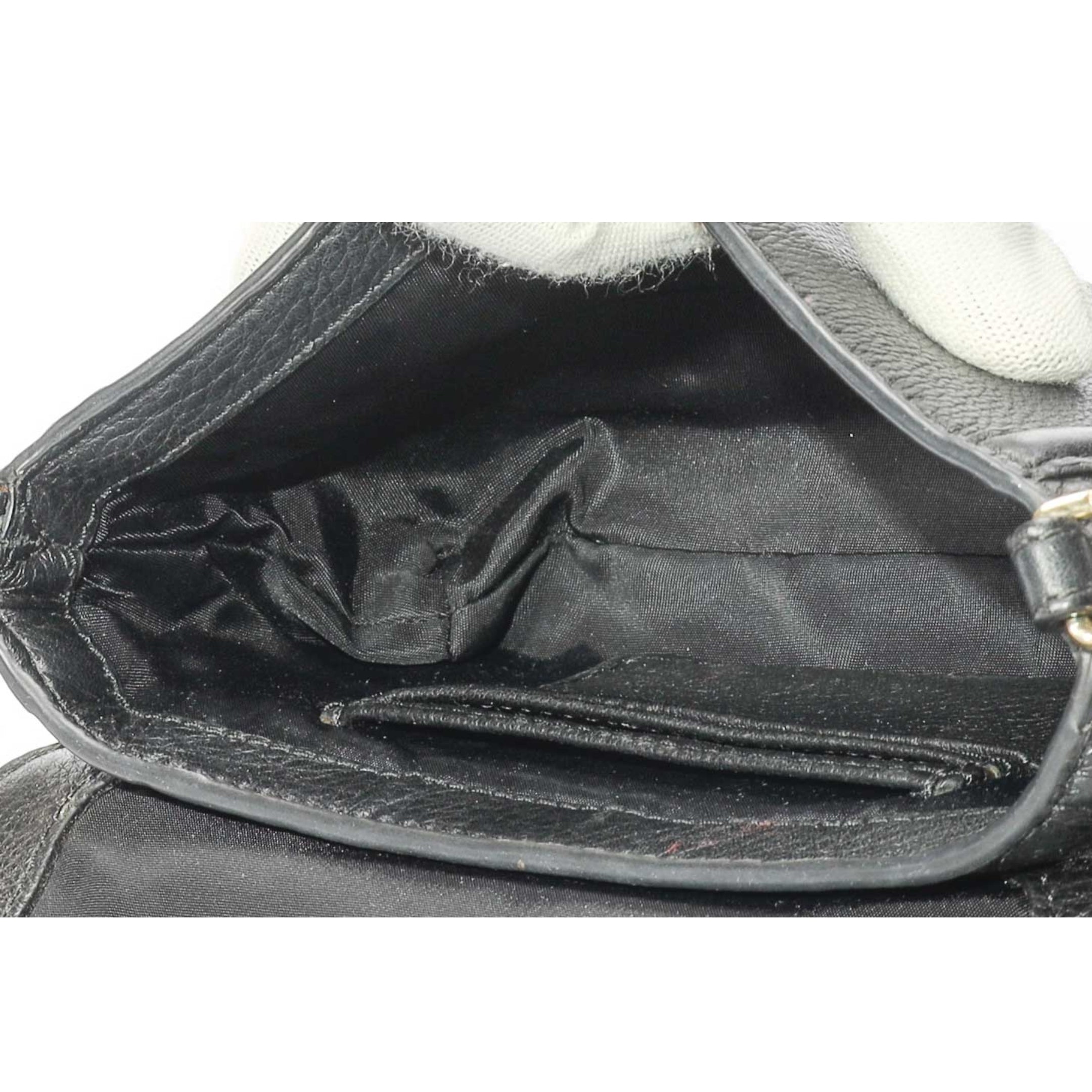 Tory Burch Black Amanda Flap Crossbody Bag