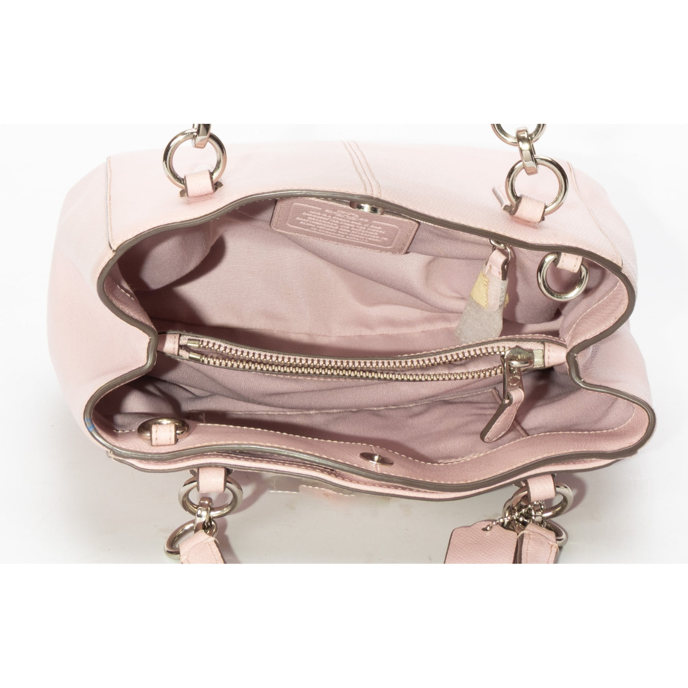 Coach Pink Leather Christie Carryall Satchel