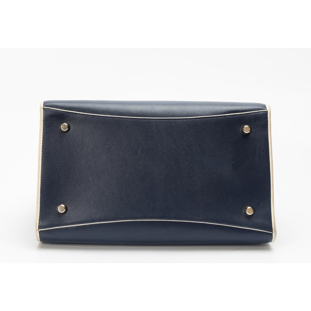 Coach Navy Crosby Carryall Satchel
