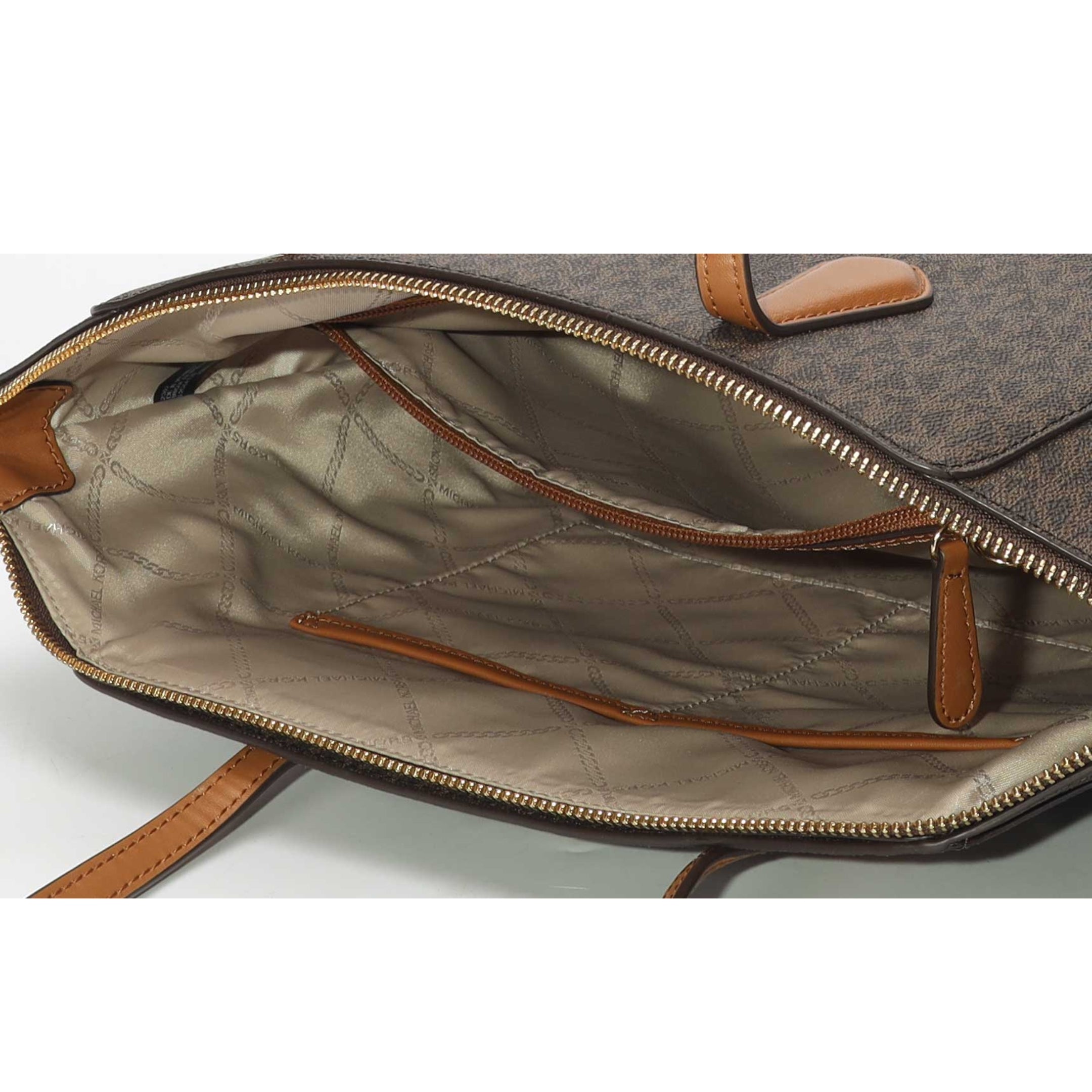 Michael Kors Marilyn Brown Acorn Logo Tote