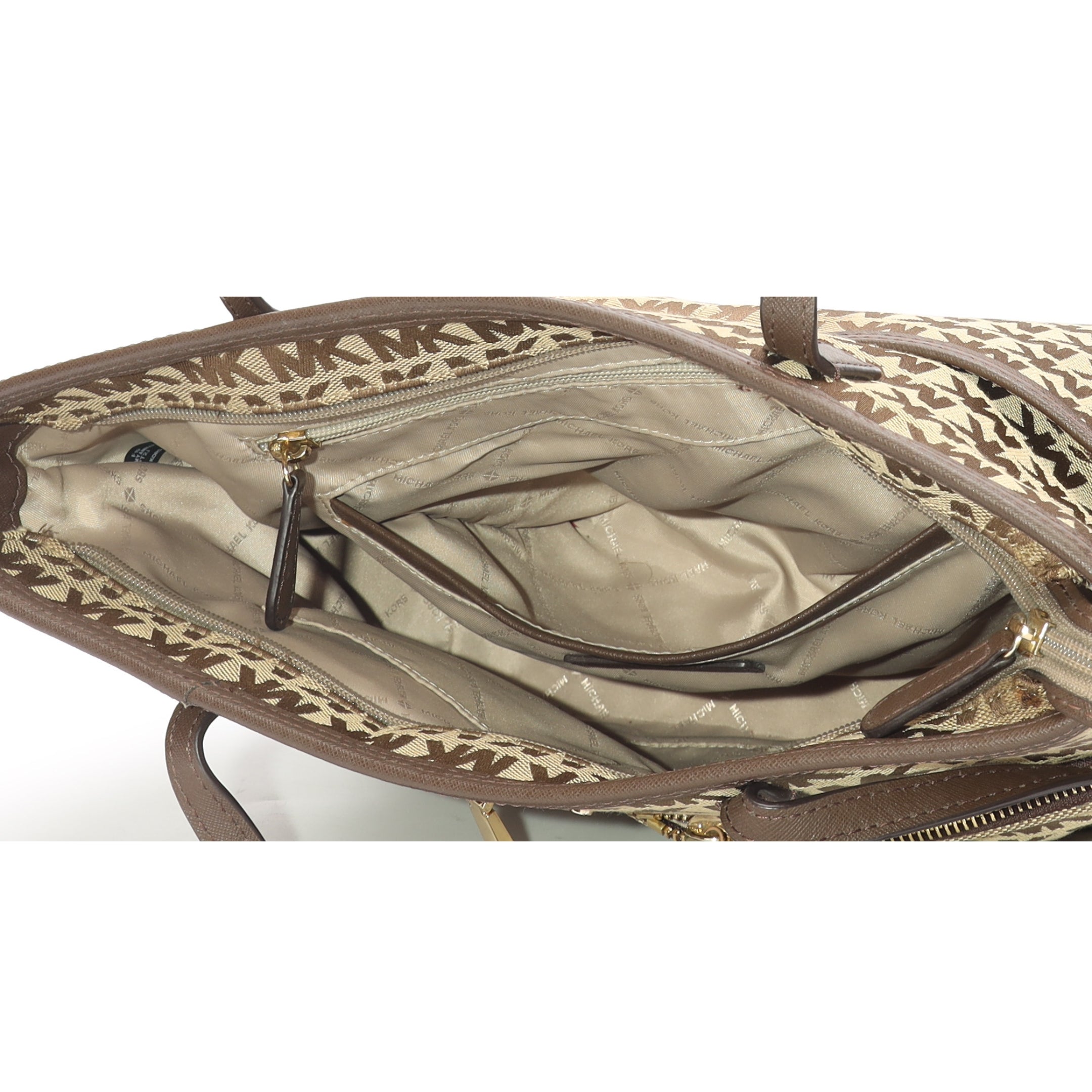 Michael Kors Kempton Brown Logo Tote