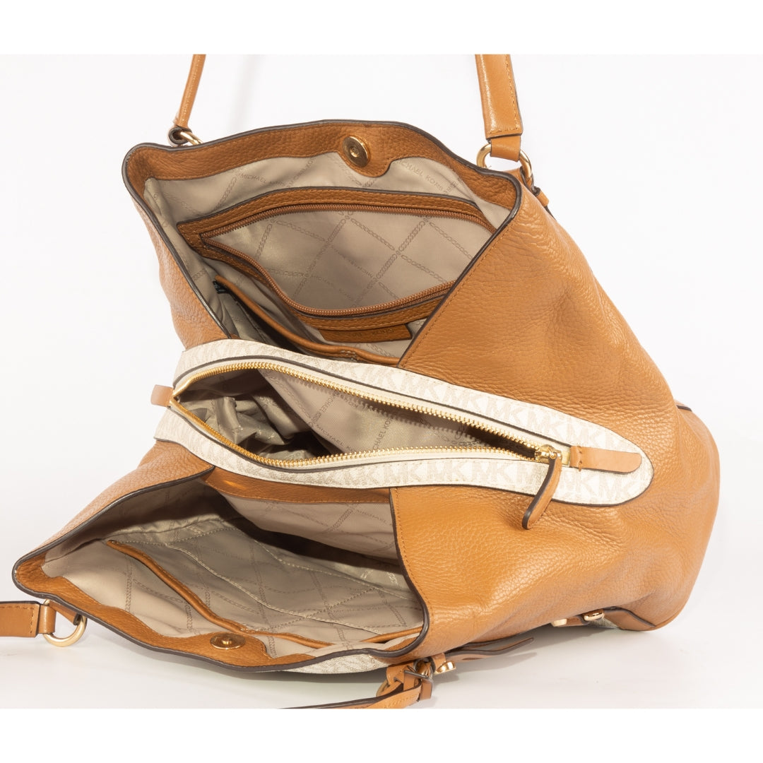 Michael Kors Carrie Large Logo Shoulder Bag
