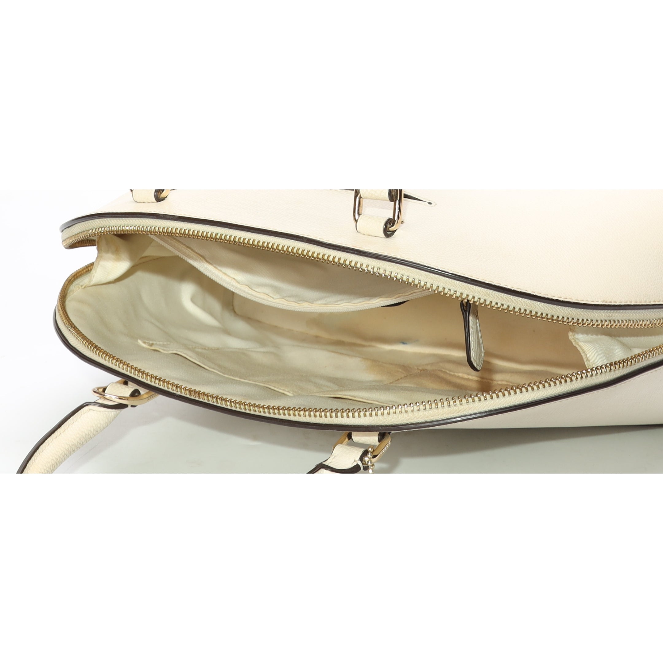 Coach White Sierra Dome Satchel