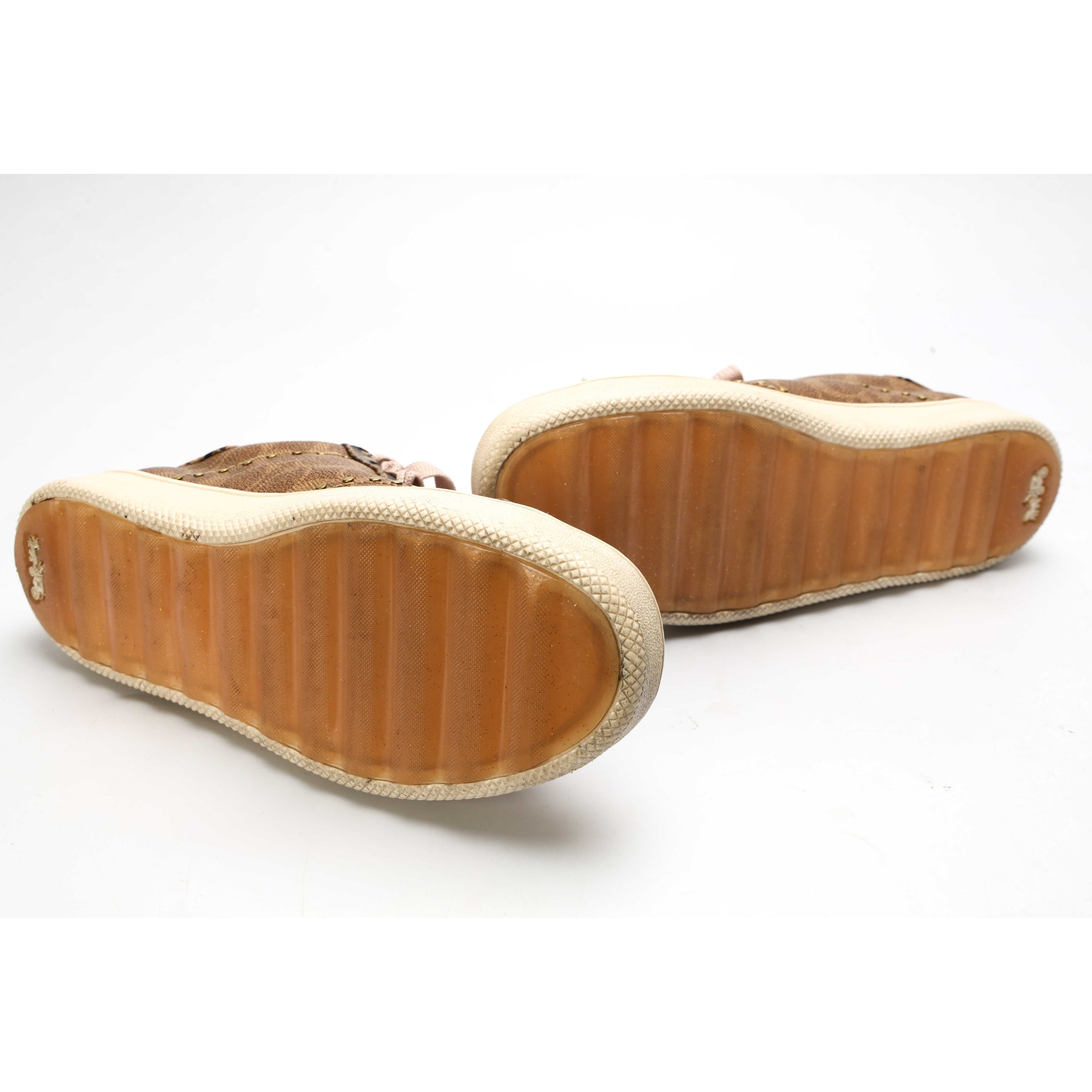 Coach Monogram Low Top Lace-Up Sneakers