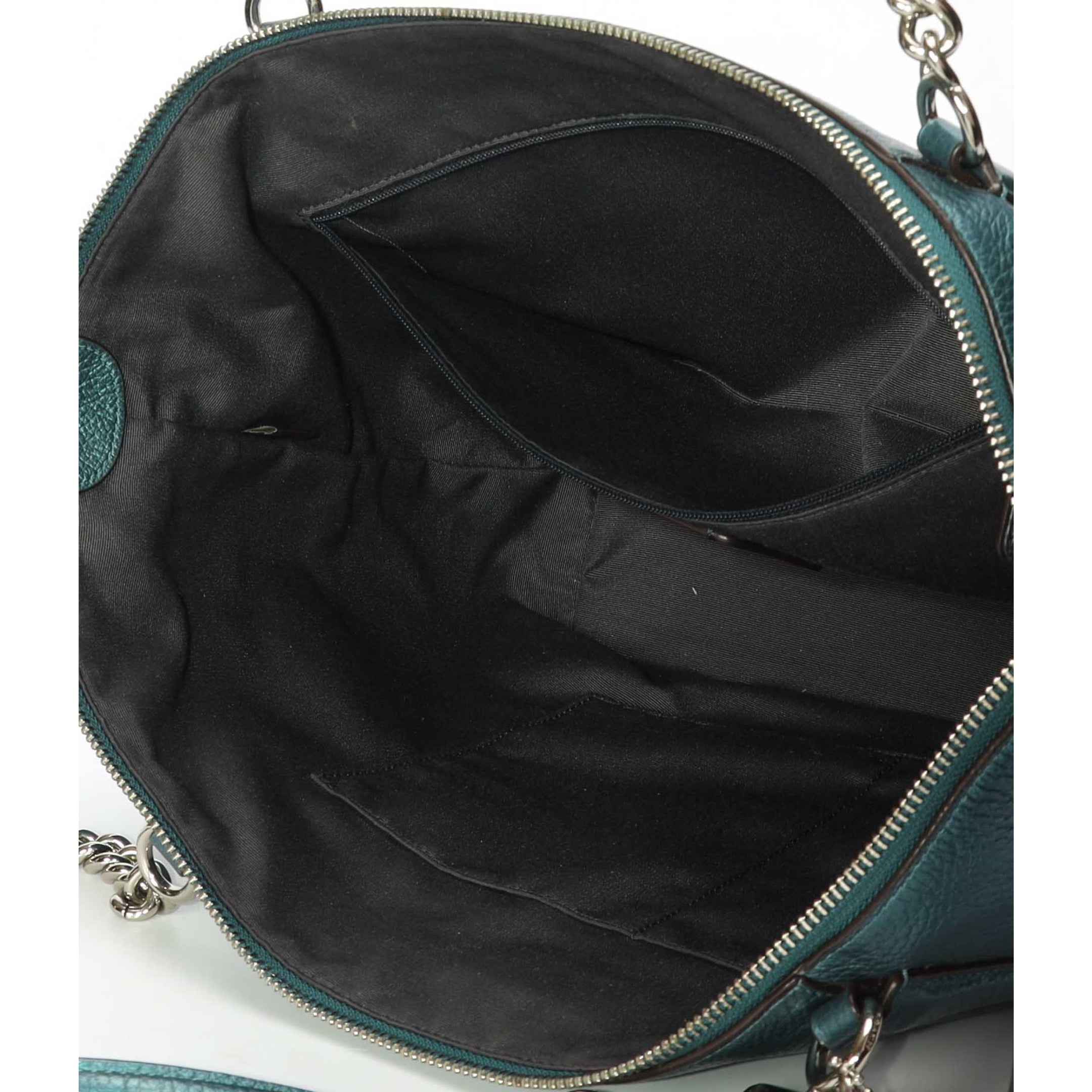 Coach Ava Teal Chain Tote