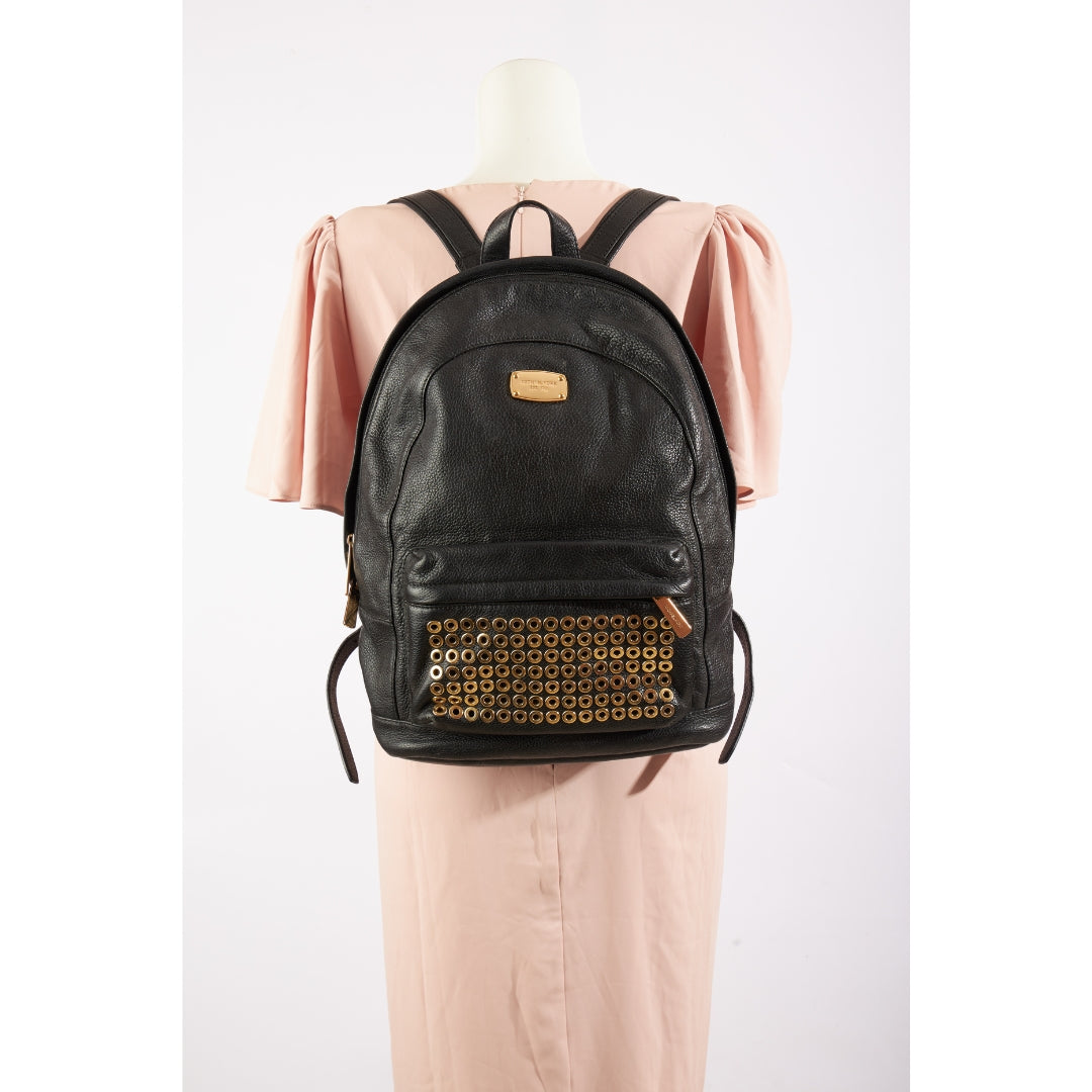 Michael Kors Rhea Studded Leather Backpack