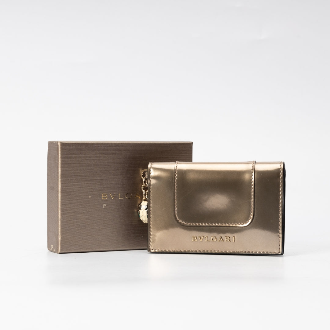 Bvlgari Serpenti Forever Folded Card Holder