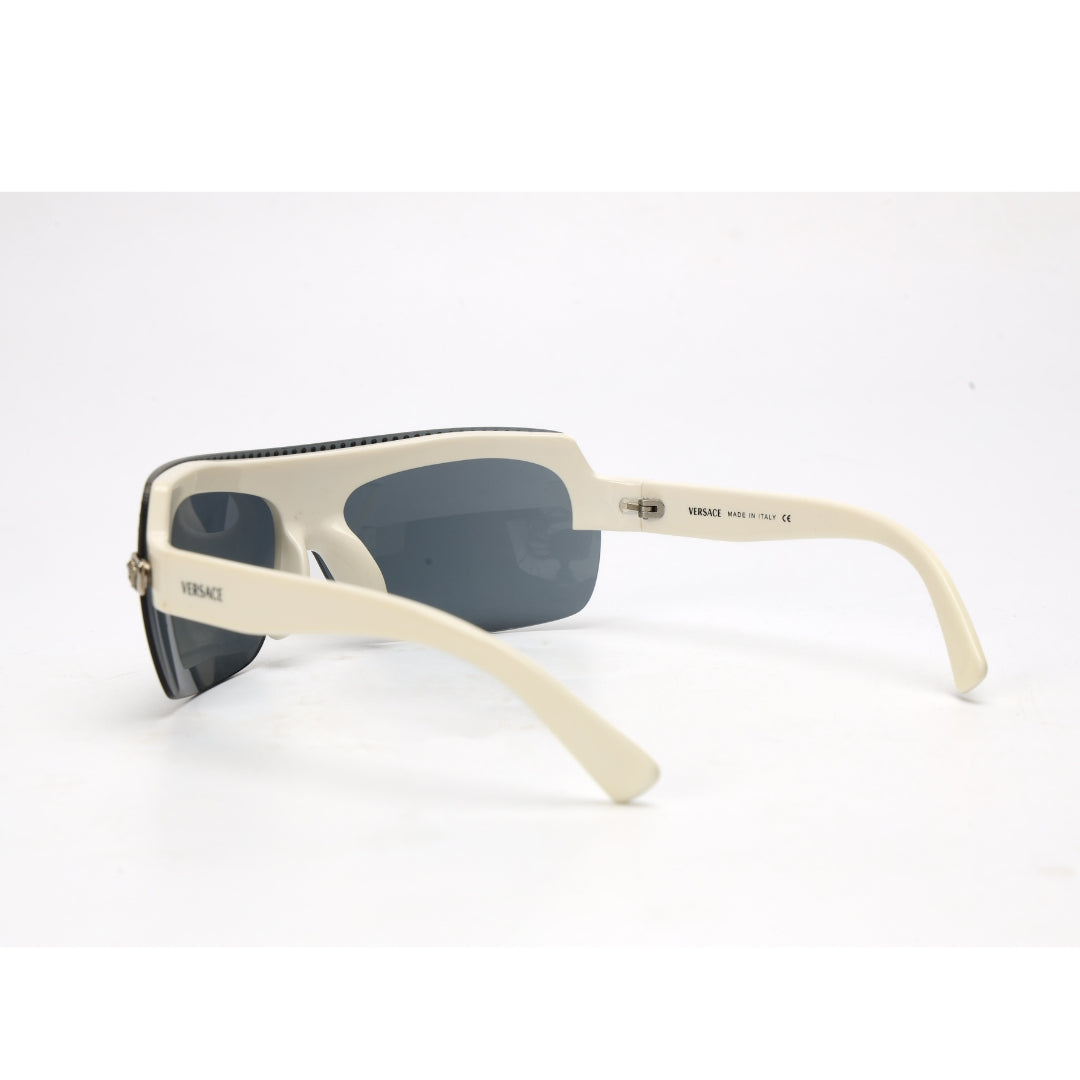 Versace Blue Lens Shield Sunglasses