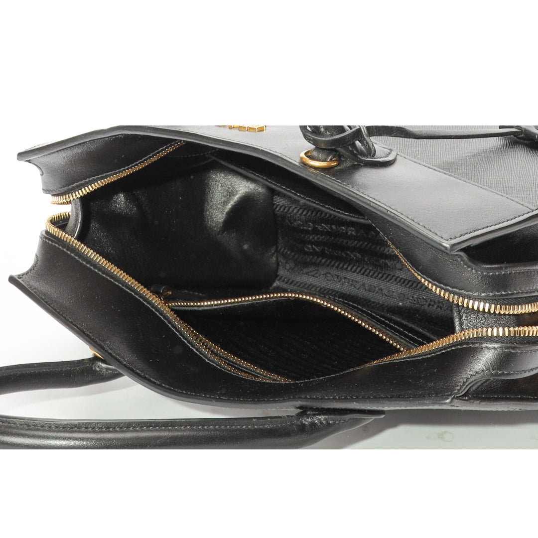 Prada Black Esplanade Convertible Tote