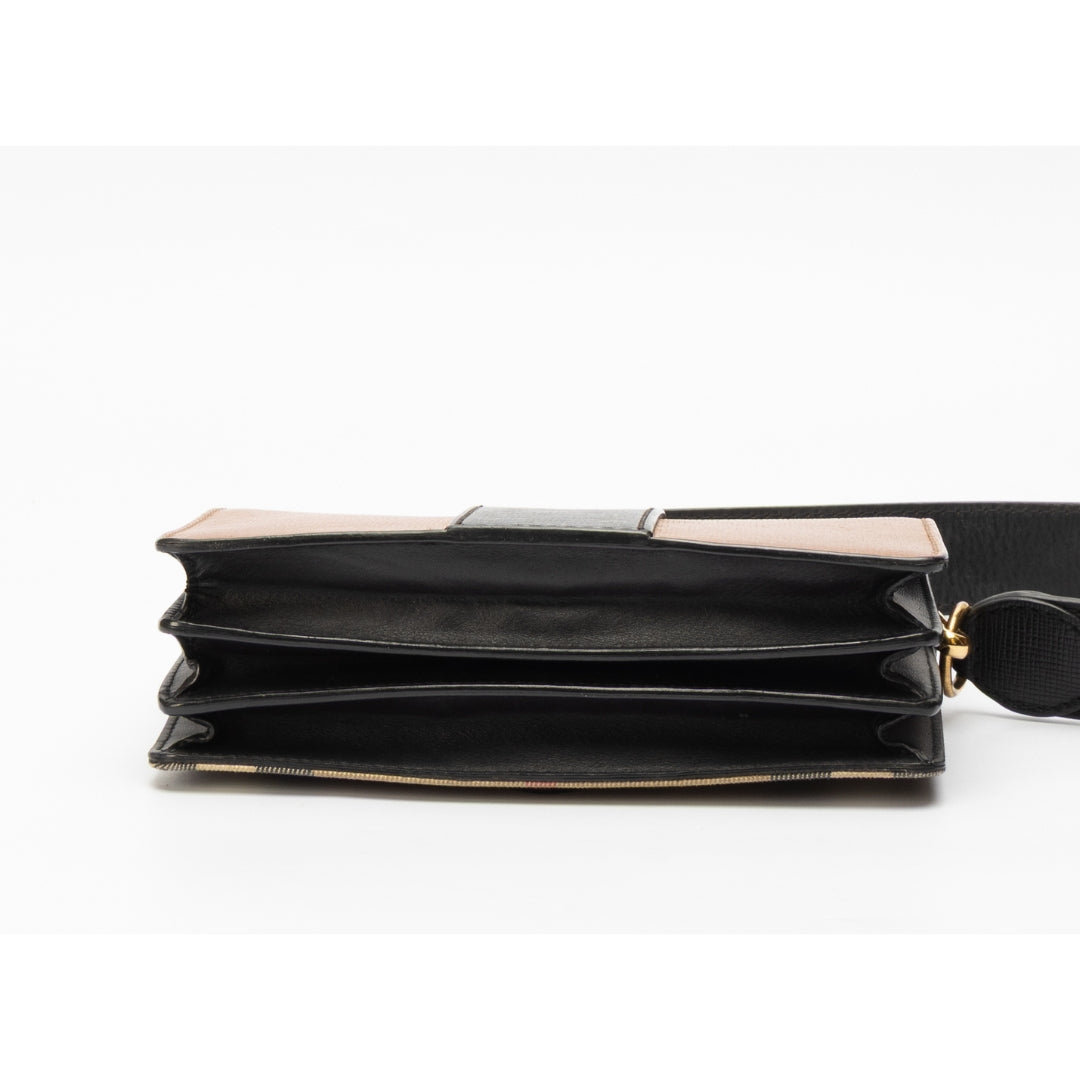 Burberry Madison Buckle Flap Shoulder Bag