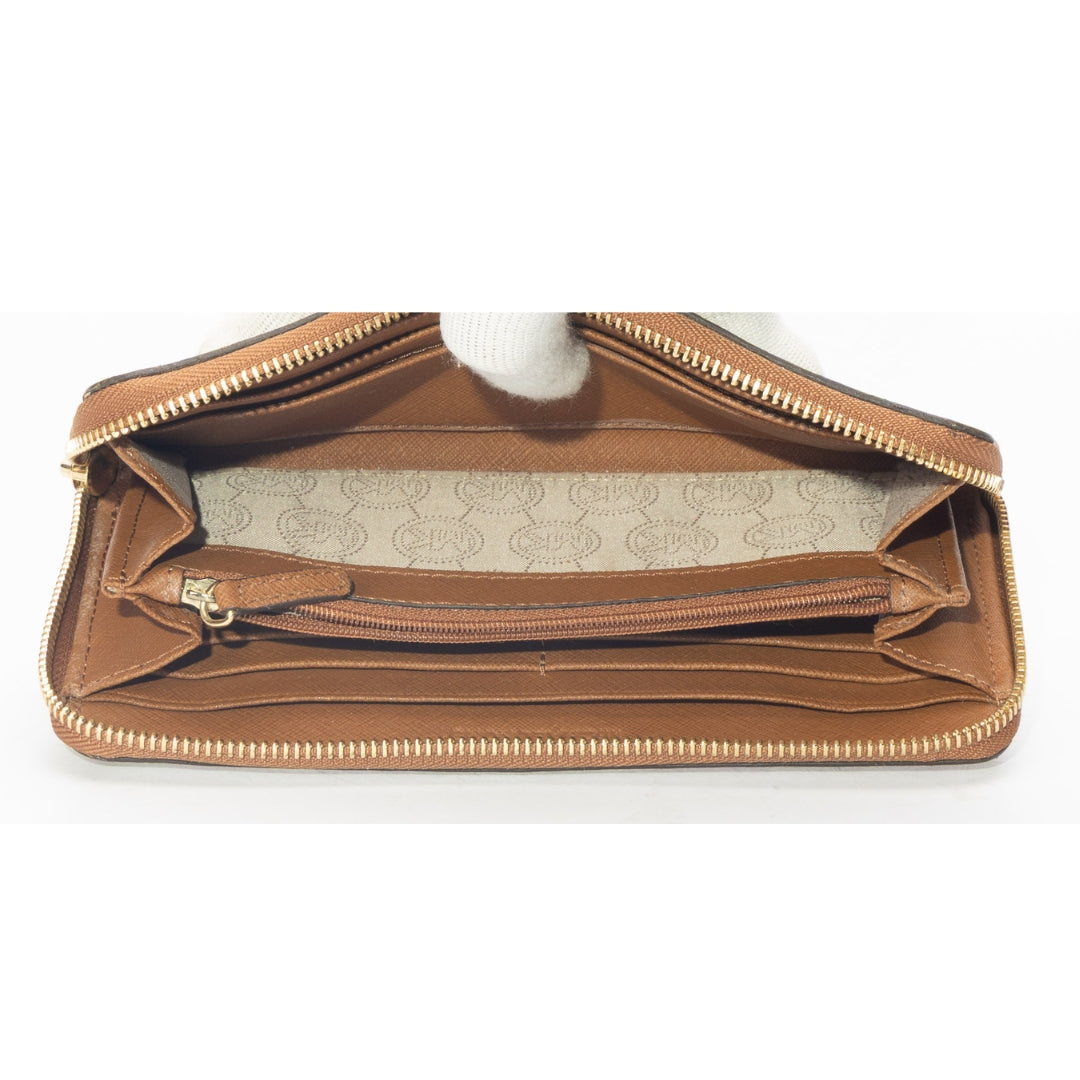 Michael Kors Jet Set Travel Large Leather Continental Wallet