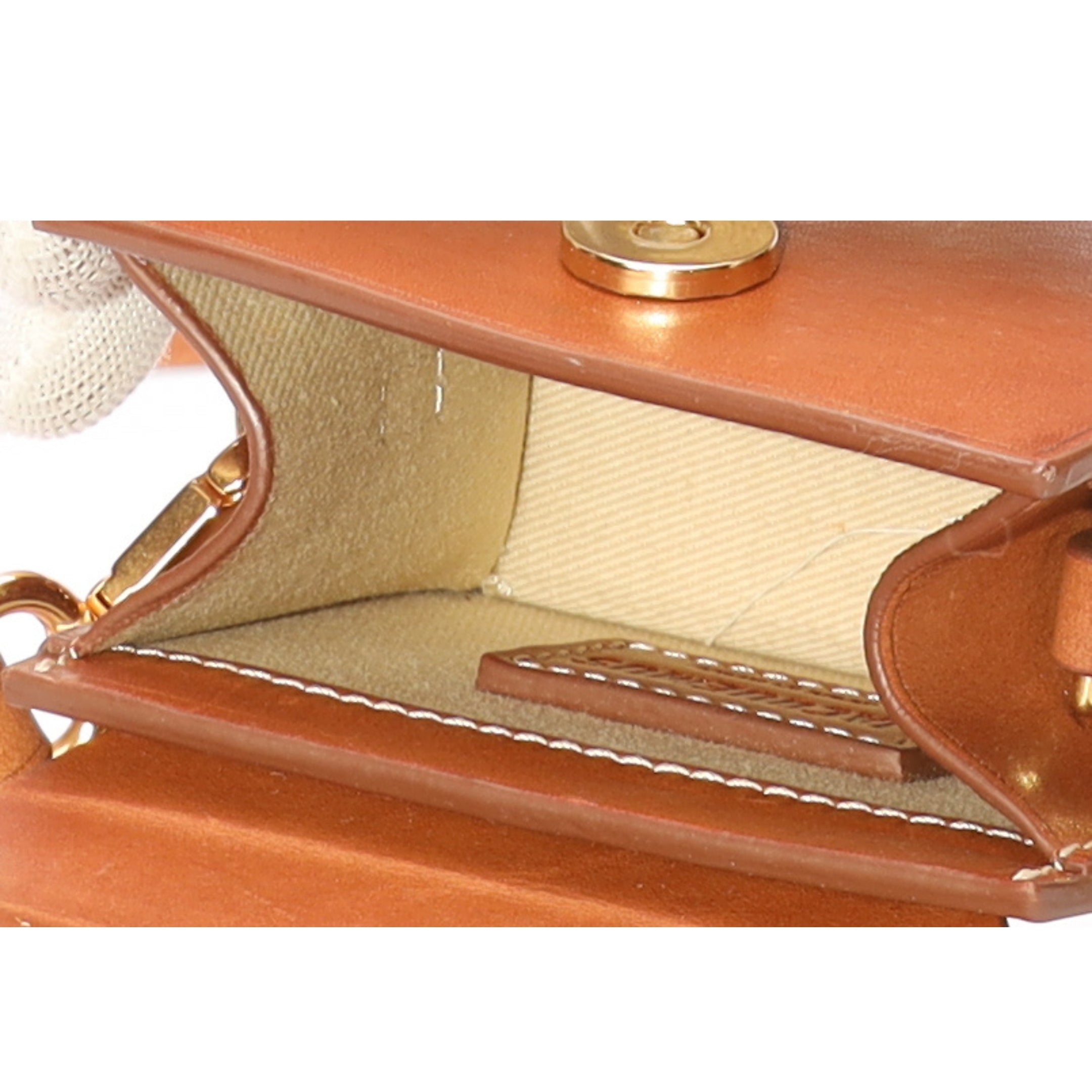 Jacquemus Le Chiquito Moyen Toffee Crossbody Bag