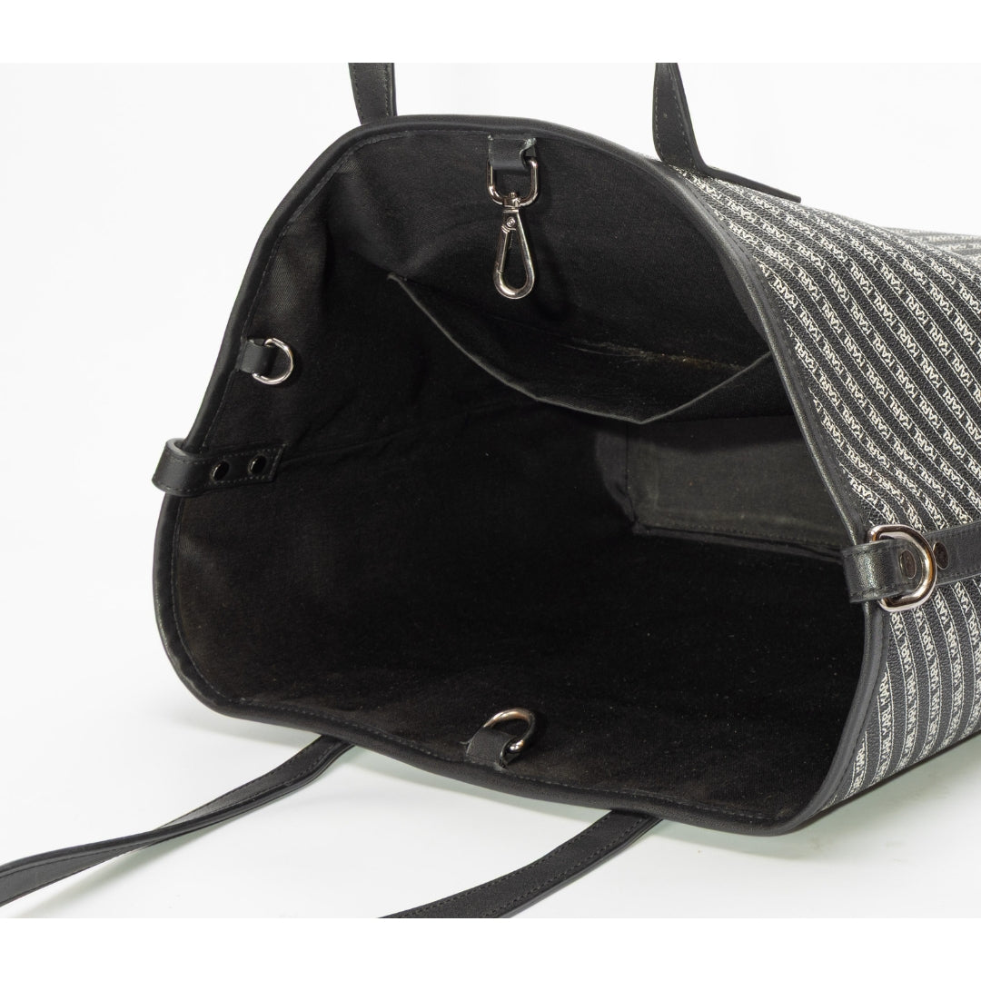 Karl Lagerfeld Coverstory Black Monogram Tote