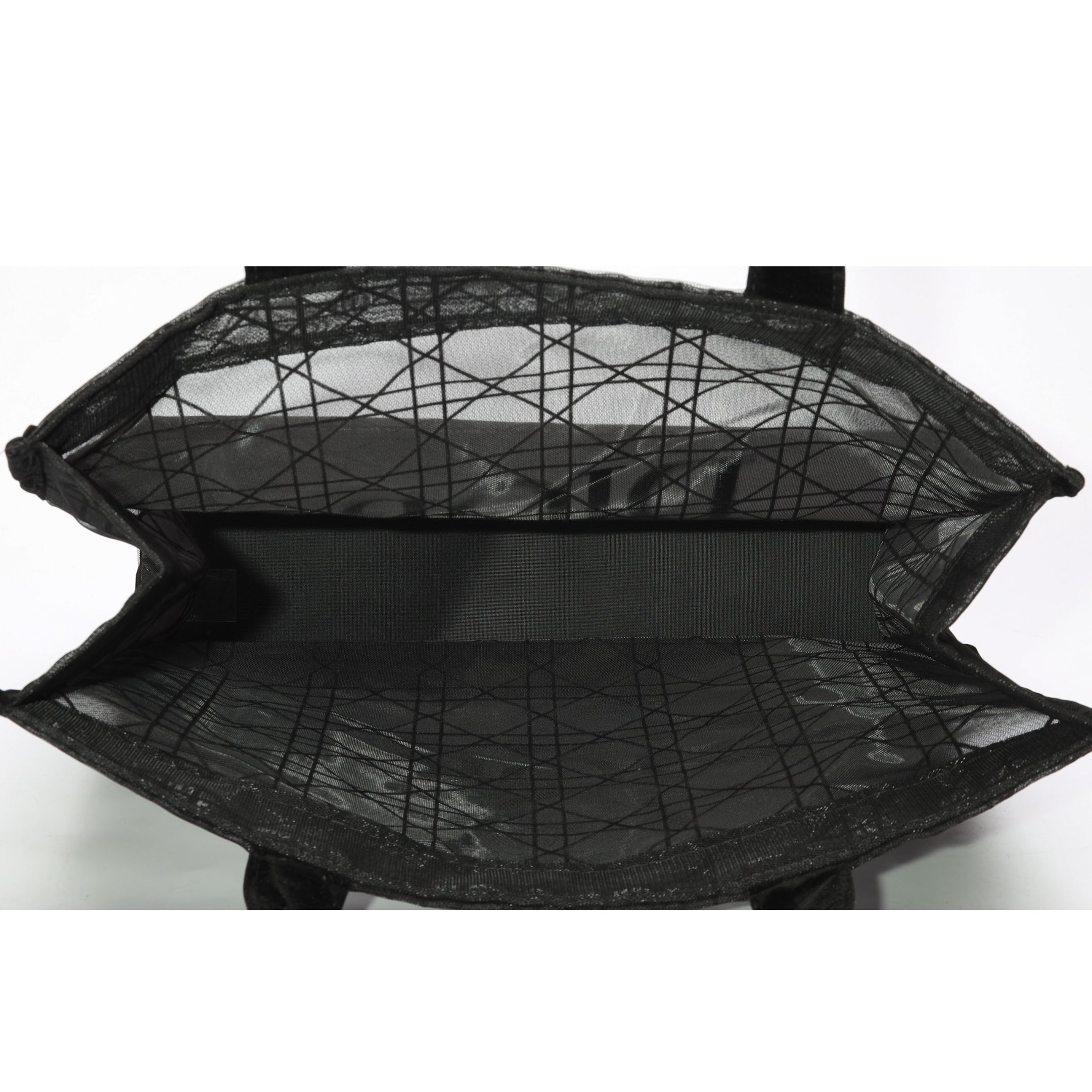 Dior Black Mesh Book Tote