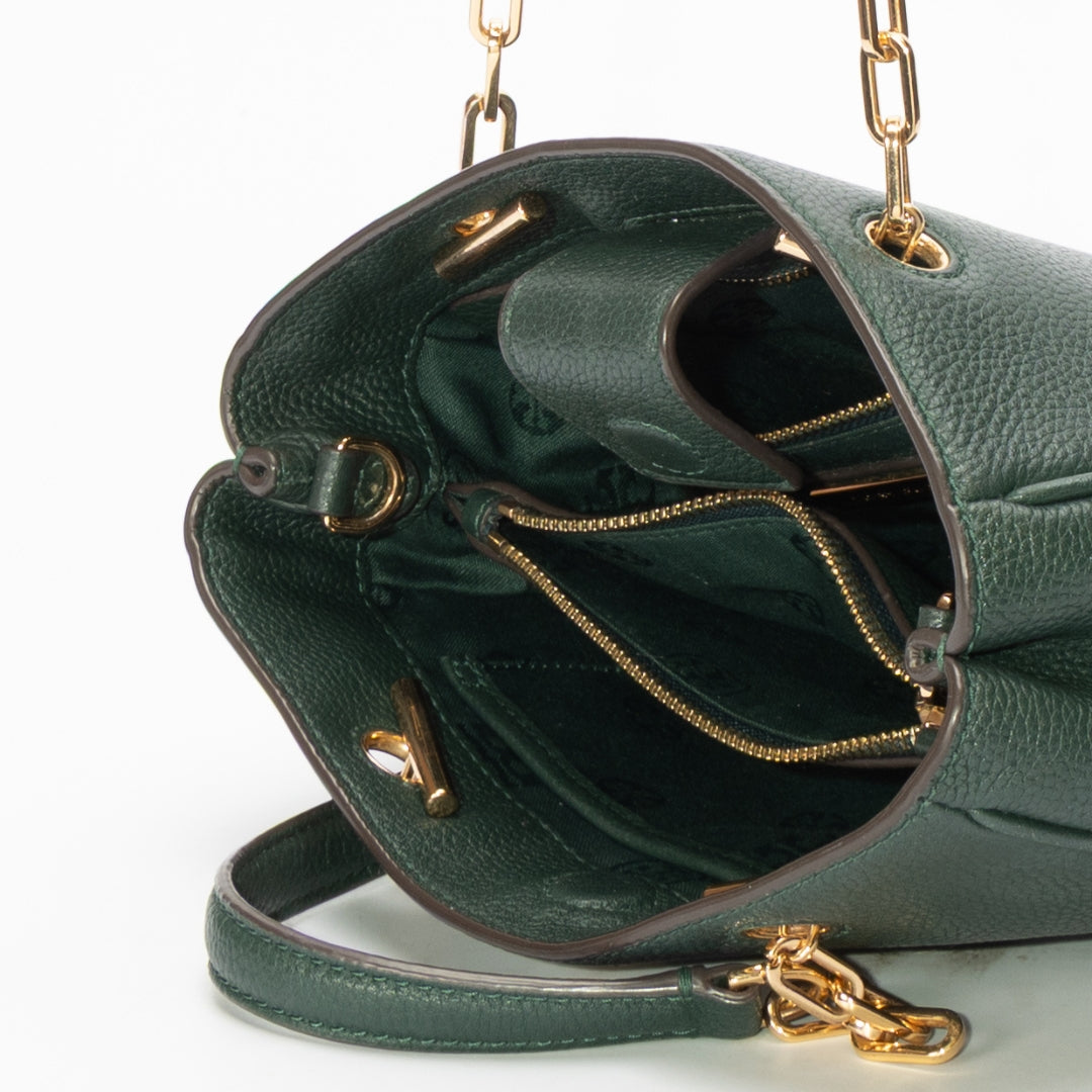 Tory Burch Carter Green Shoulder Bag